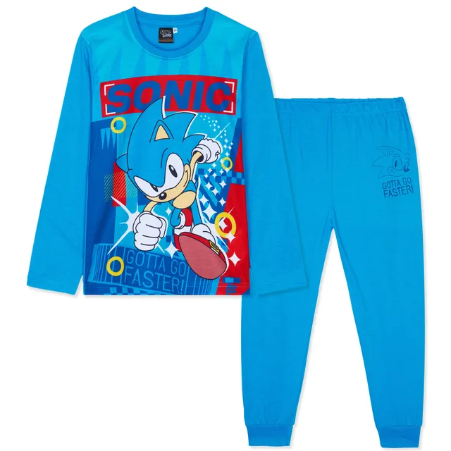 sonic-shadow-pyjama-gar-on-manche-longue-7-8-ans-coton image 1