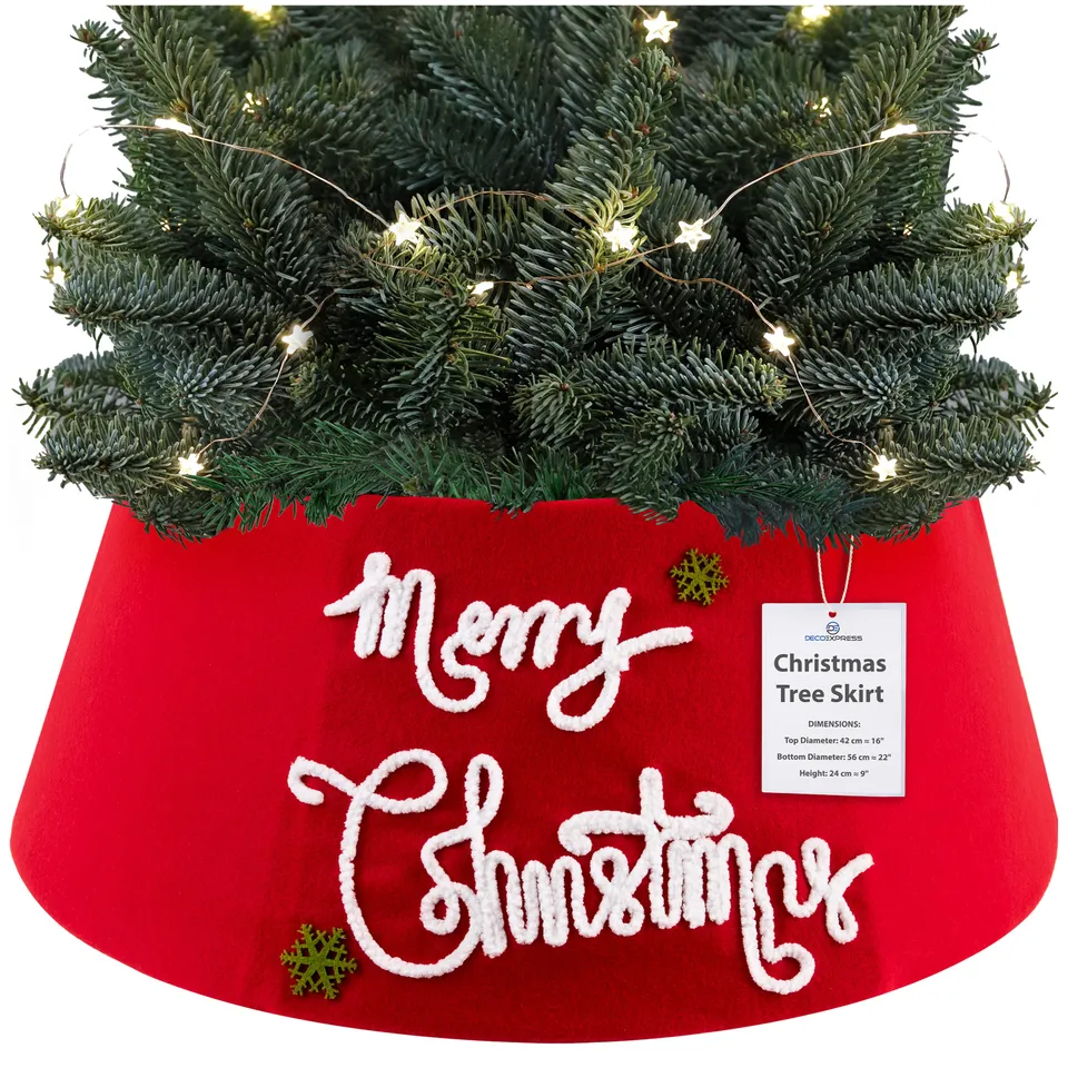 get-trend-deco-express-red-merry-jupe-de-sapin-42-56cm-rouge image 1