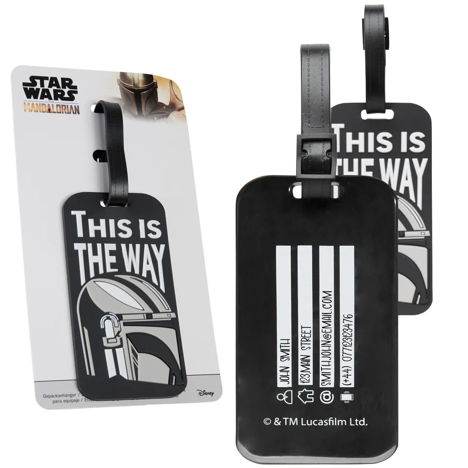 disney-mandalorian-tiquette-valise-pvc-mandalorian image 1