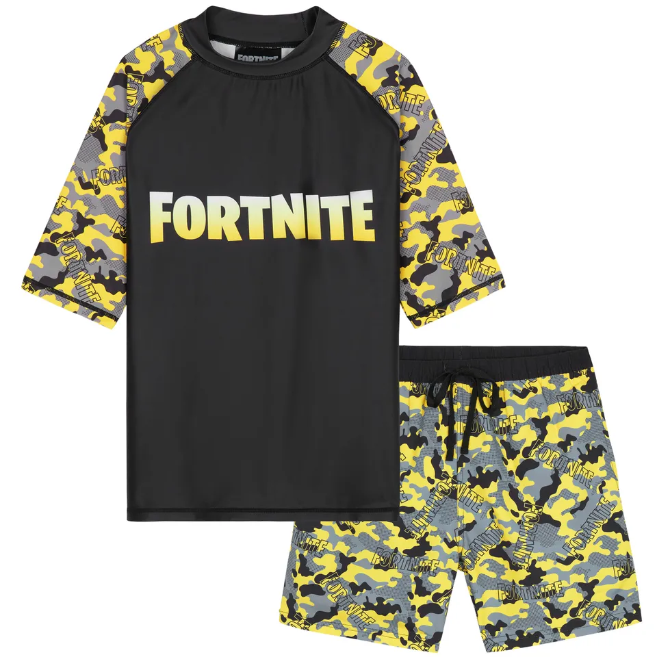 fortnite-maillot-de-bain-gar-on-2-pi-ces-11-12-ans-short-top image 1