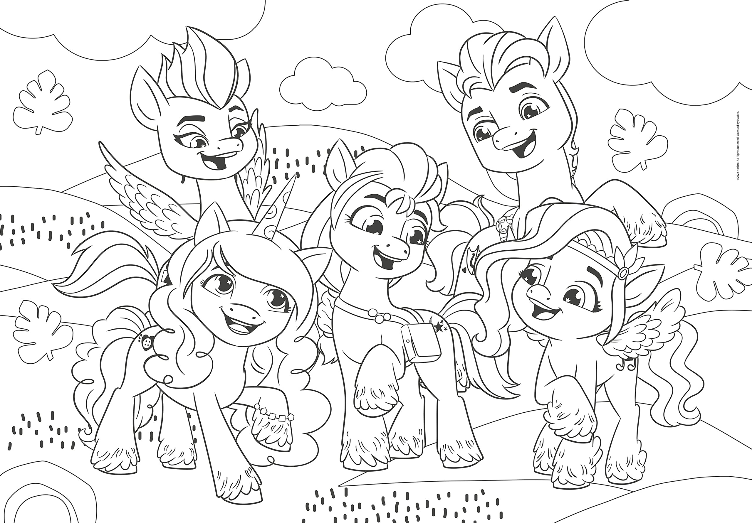 my-little-pony-25726-puzzle-supercolor-104-pi-ces-colorier image 4