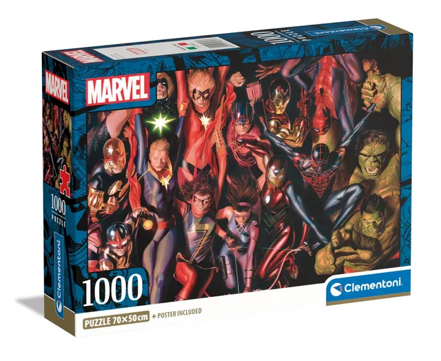 clementoni-marvel-avengers-puzzle-1000-pi-ces-70x50-cm image 1