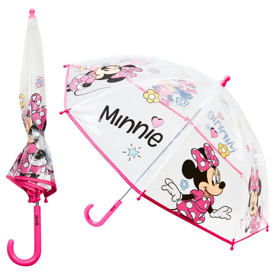 disney-minnie-parapluie-cloche-transparent-fille image 1
