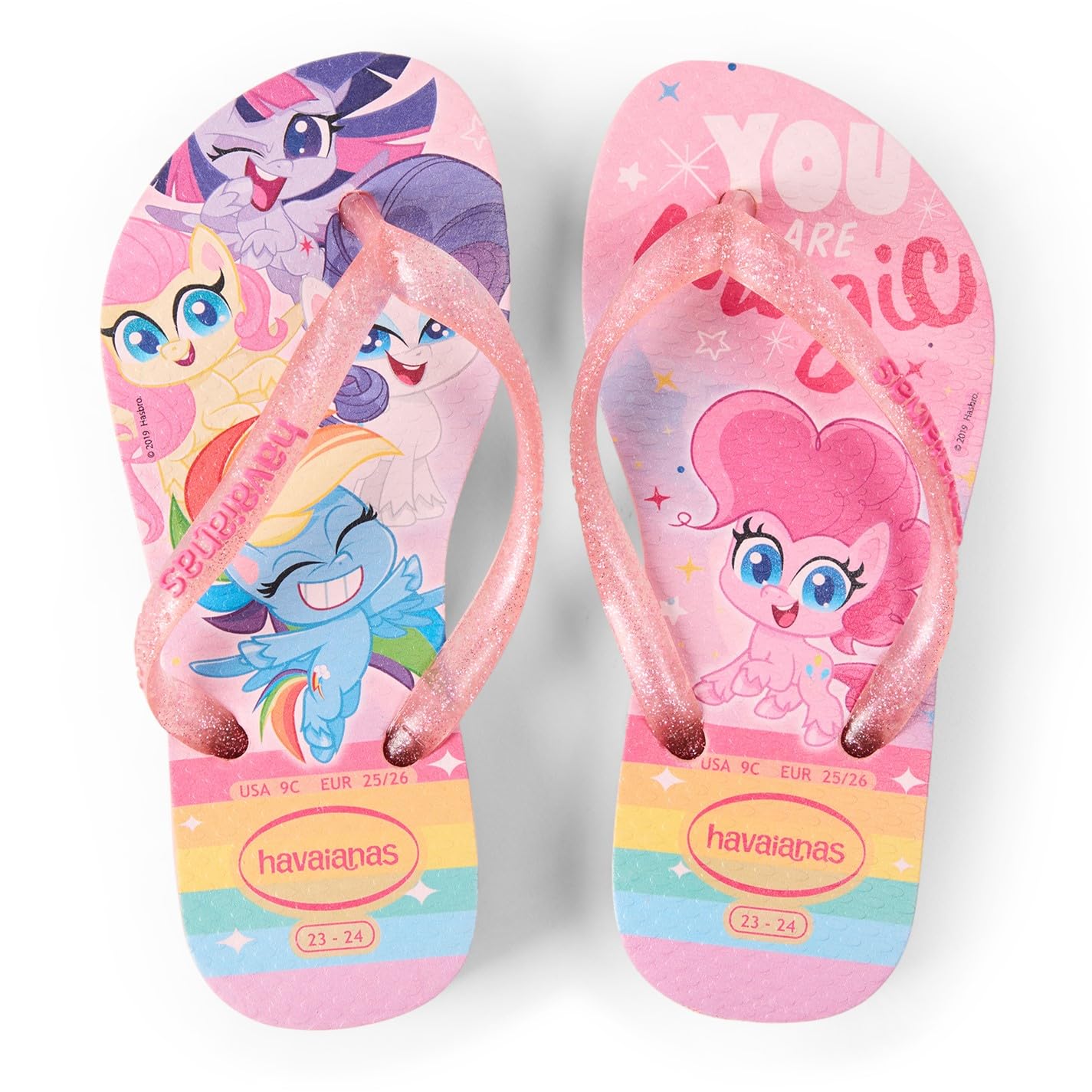 havaianas-kids-slim-my-little-pony-tongs-bleu-31-32 image 3