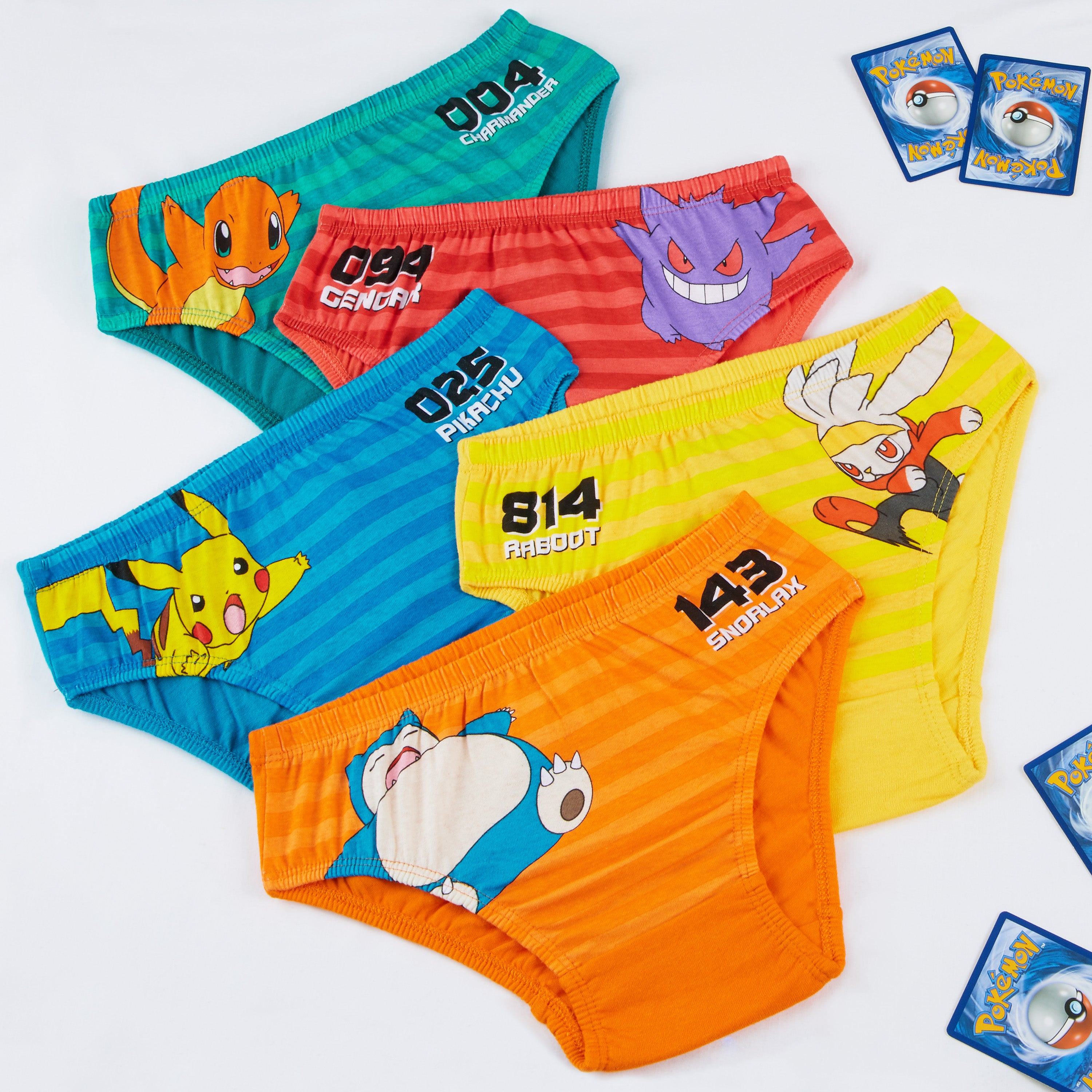 pok-mon-slips-gar-on-coton-lot-de-5-pikachu image 3