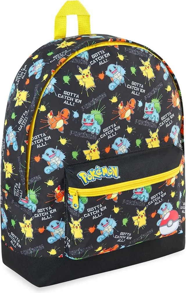 pok-mon-pikachu-sac-dos-enfant-poches-zipp-es-cole-2 image 1