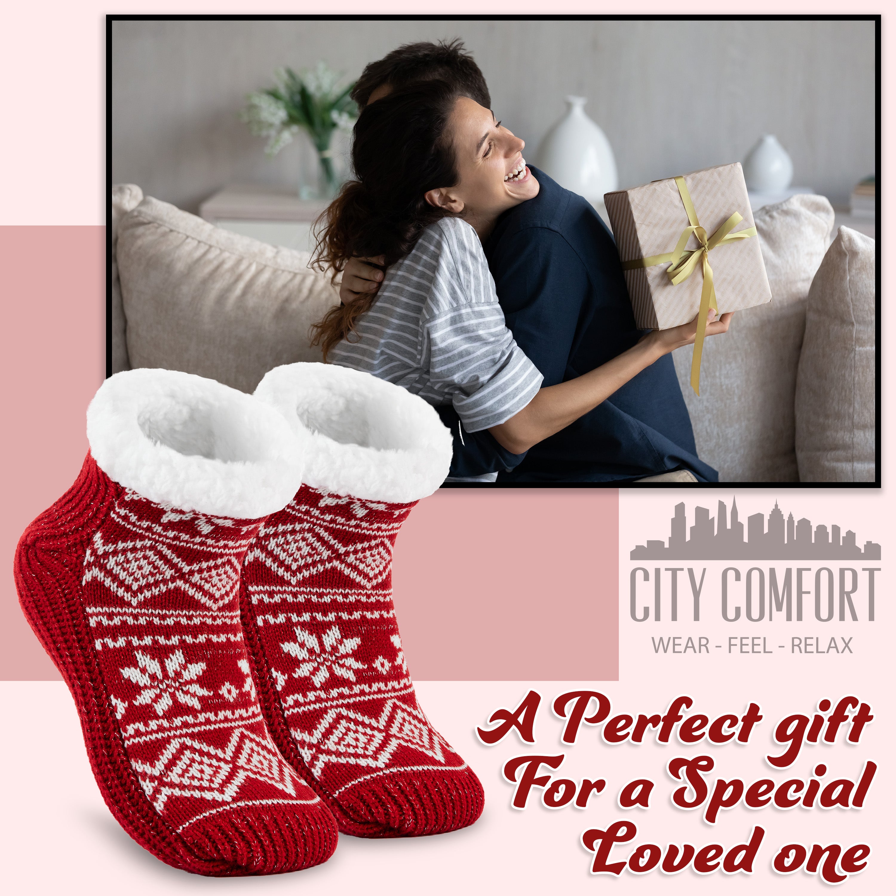 get-trend-citycomfort-chaussettes-pilou-femme-antid-rapantes image 4