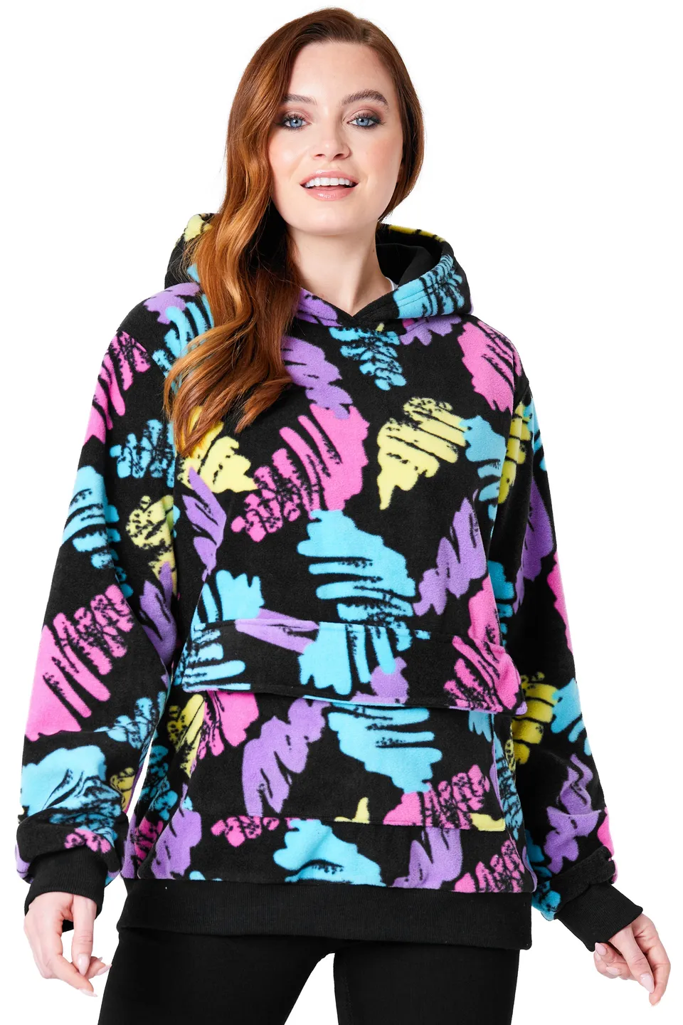 citycomfort-sweat-femme-ski-polaire-capuche-taille-m image 1