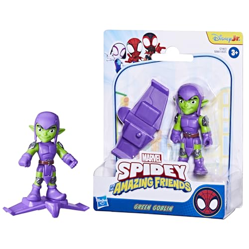 marvel-spidey-figurine-bouffon-vert-7-5-cm-avec-planeur image 8