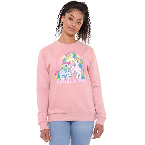 my-little-pony-tripple-ponies-sweat-femme-rose-fonc-s image 8