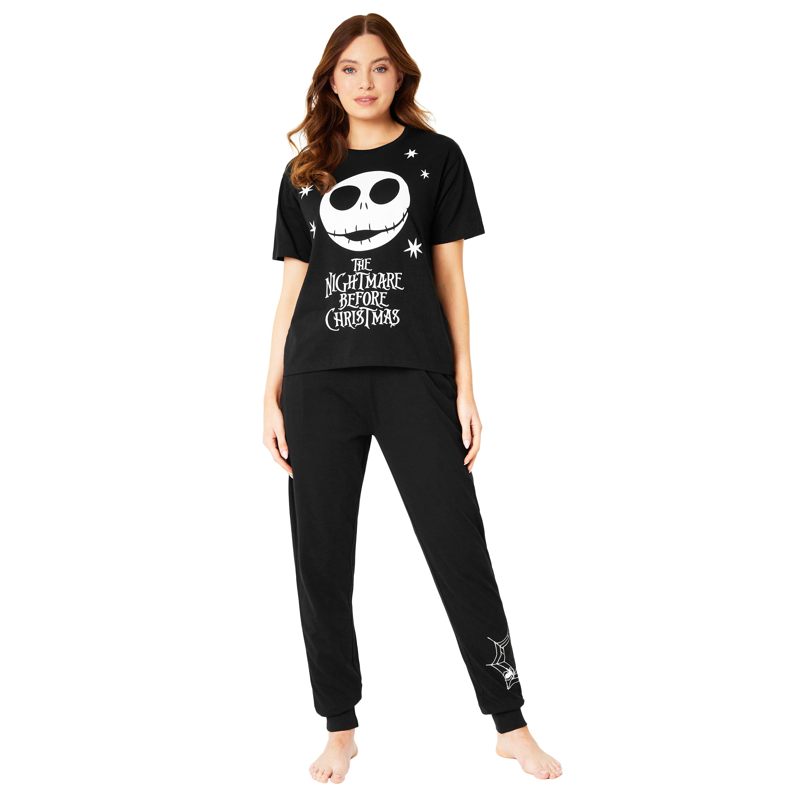 disney-pyjama-femme-nightmare-t-shirt-pantalon-taille-m image 1