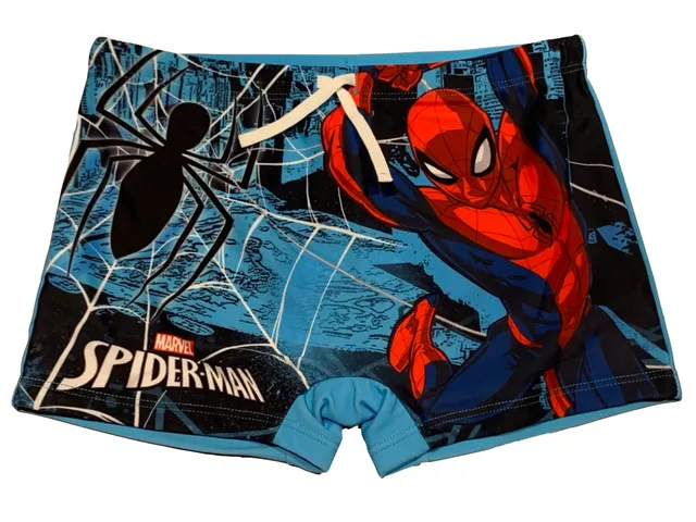 marvel-spider-man-maillot-bain-enfant-5-ans-bleu image 1