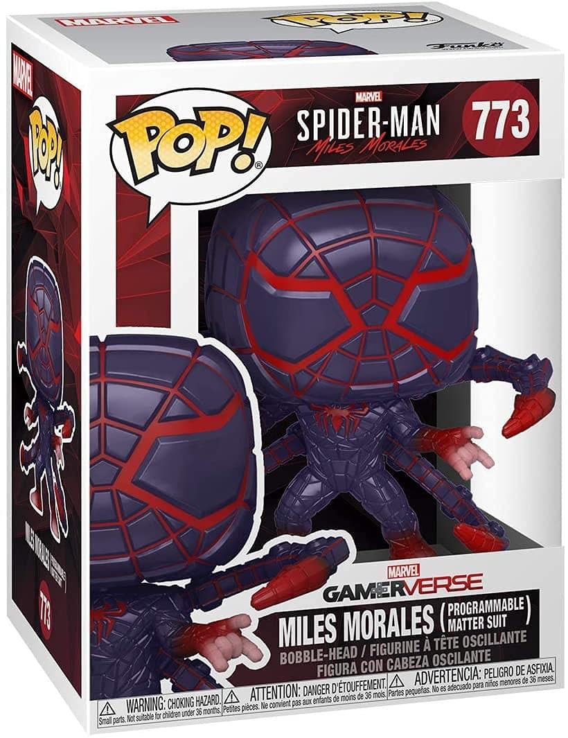 funko-pop-games-miles-morales-p-m-suit-figurine-vinyle image 2