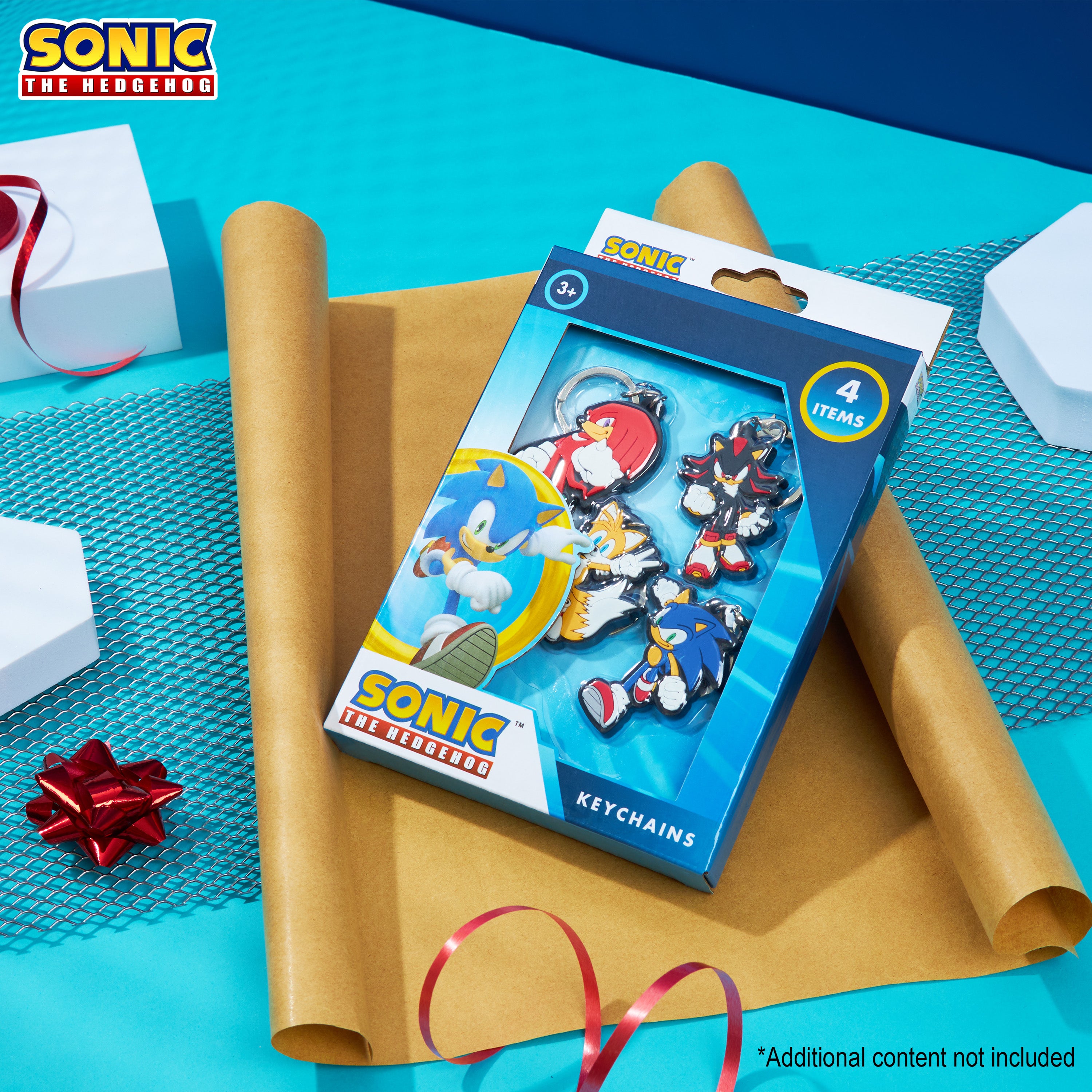 sonic-porte-cl-s-caoutchouc-lot-4-figurines-enfant image 3