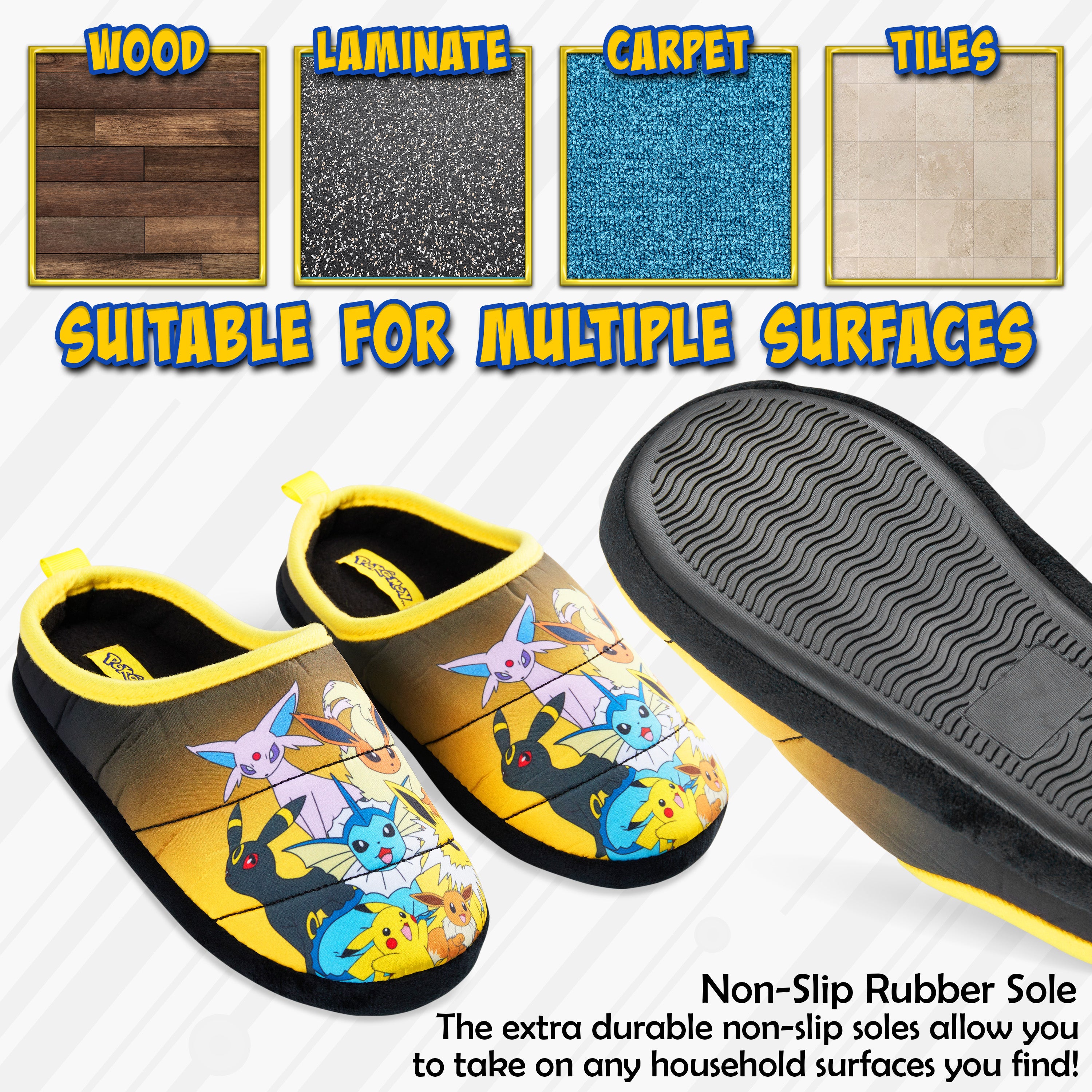 pok-mon-chaussons-homme-mules-antideslizantes image 4