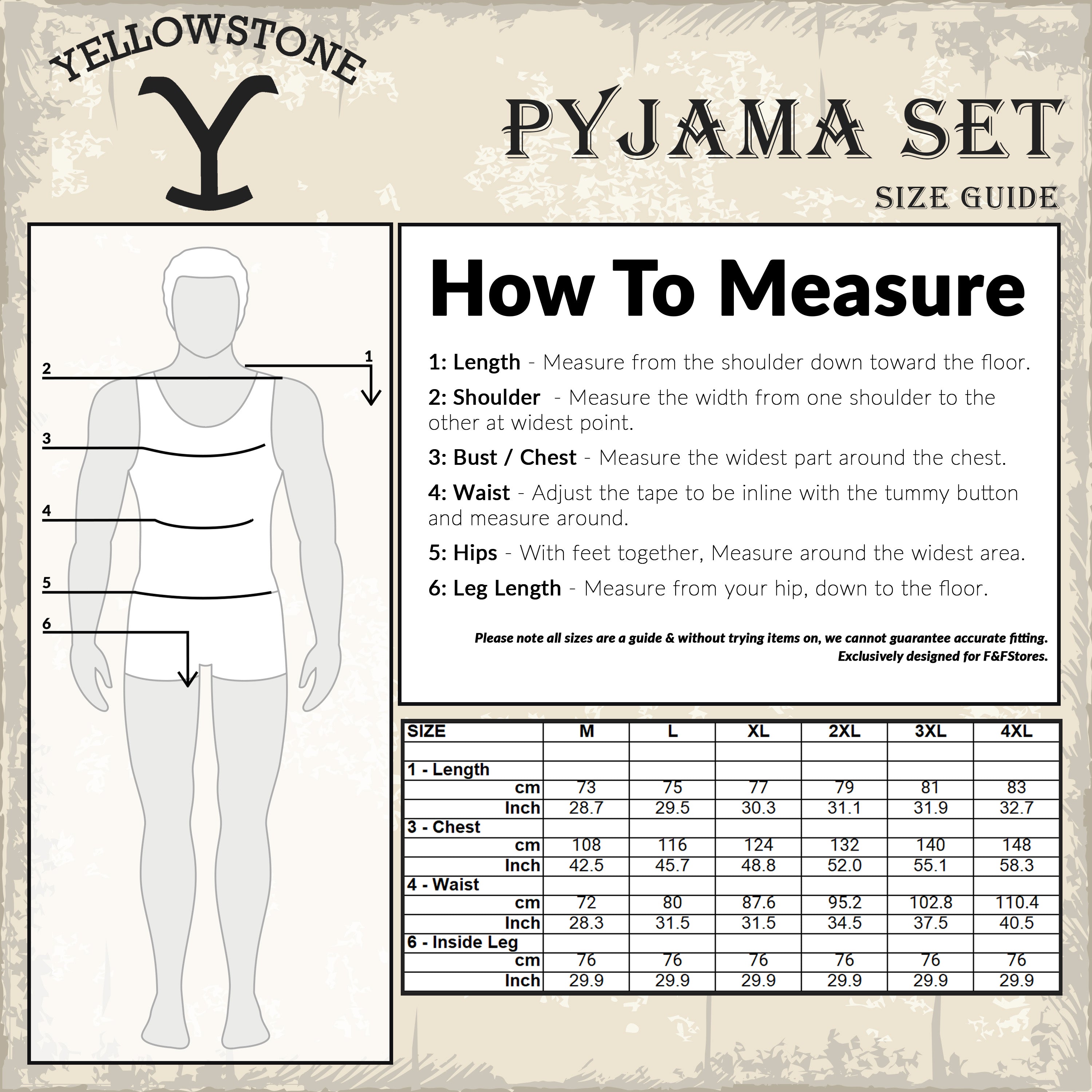 yellowstone-men-ensemble-pyjama-homme-coton-2-pi-ces image 6