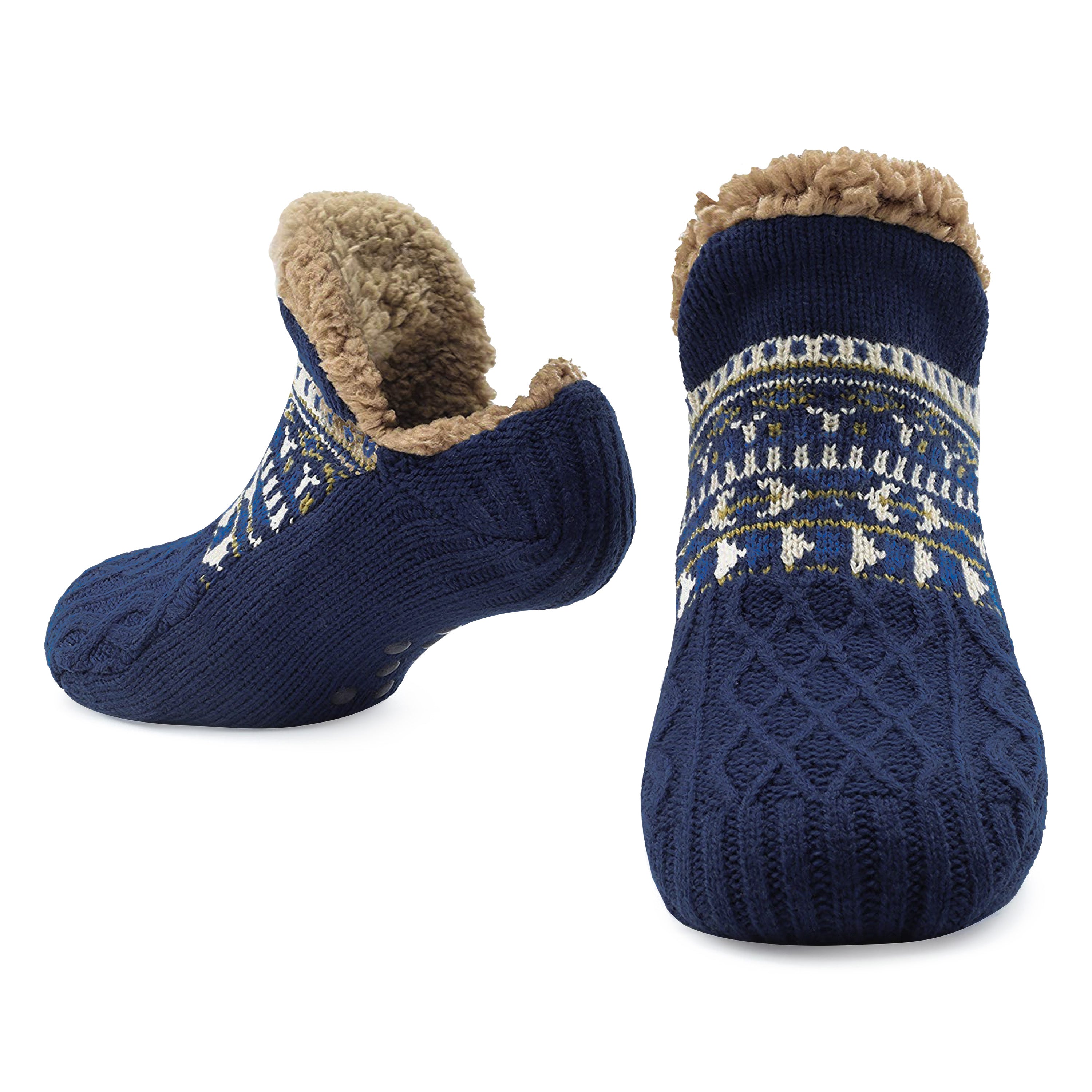 citycomfort-chaussettes-pantoufles-homme-marine-6-9-5 image 8