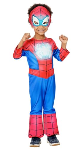 marvel-spidey-glow-in-the-dark-costume-enfant-jumpsuit image 2