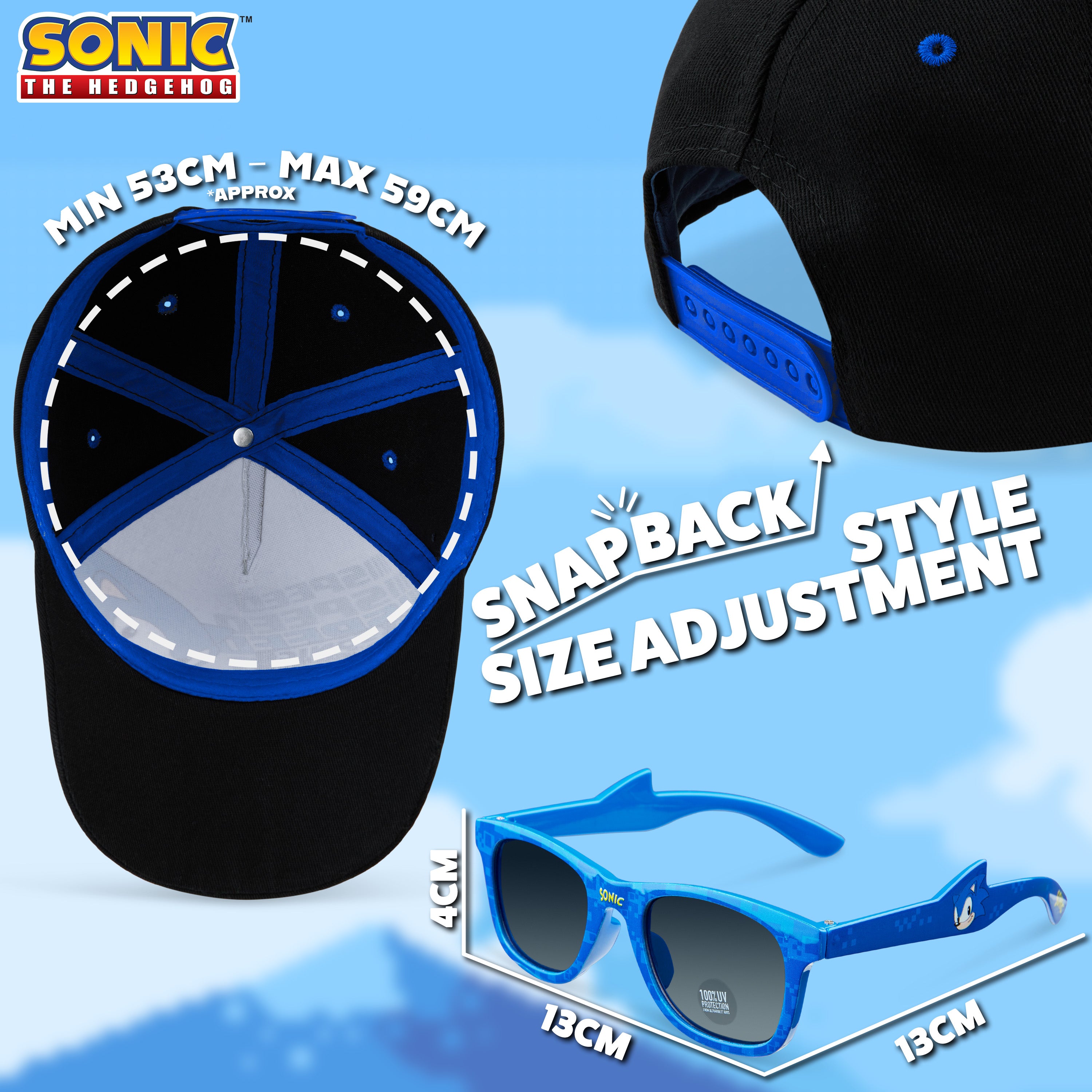 sonic-casquette-gar-on-lunettes-soleil-uv-enfant image 6
