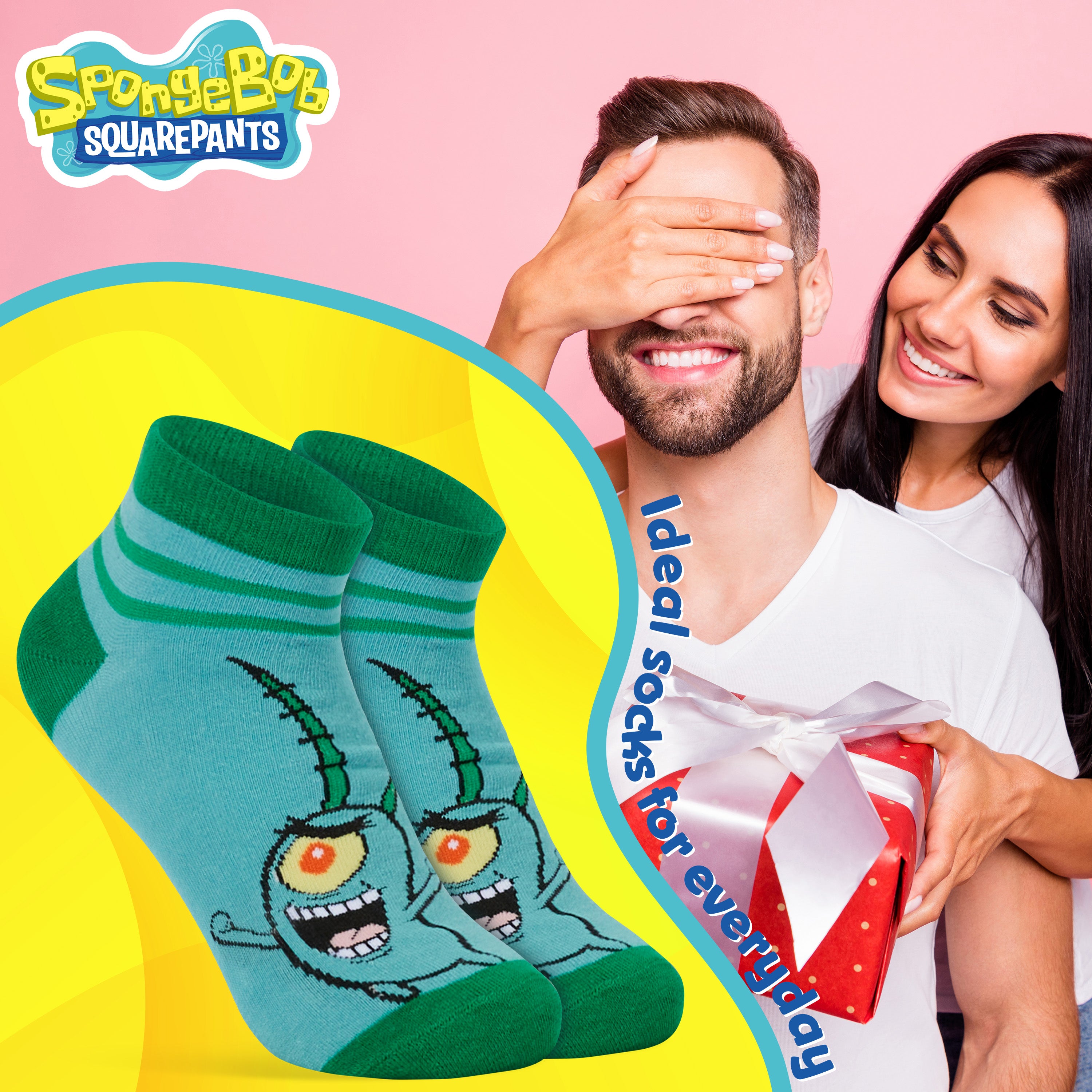 bob-l-ponge-chaussettes-homme-lot-5-cheville-coton image 3