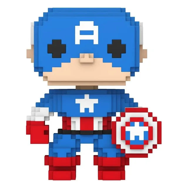 funko-pop-marvel-8-bit-captain-america-figurine-9-5-cm image 1