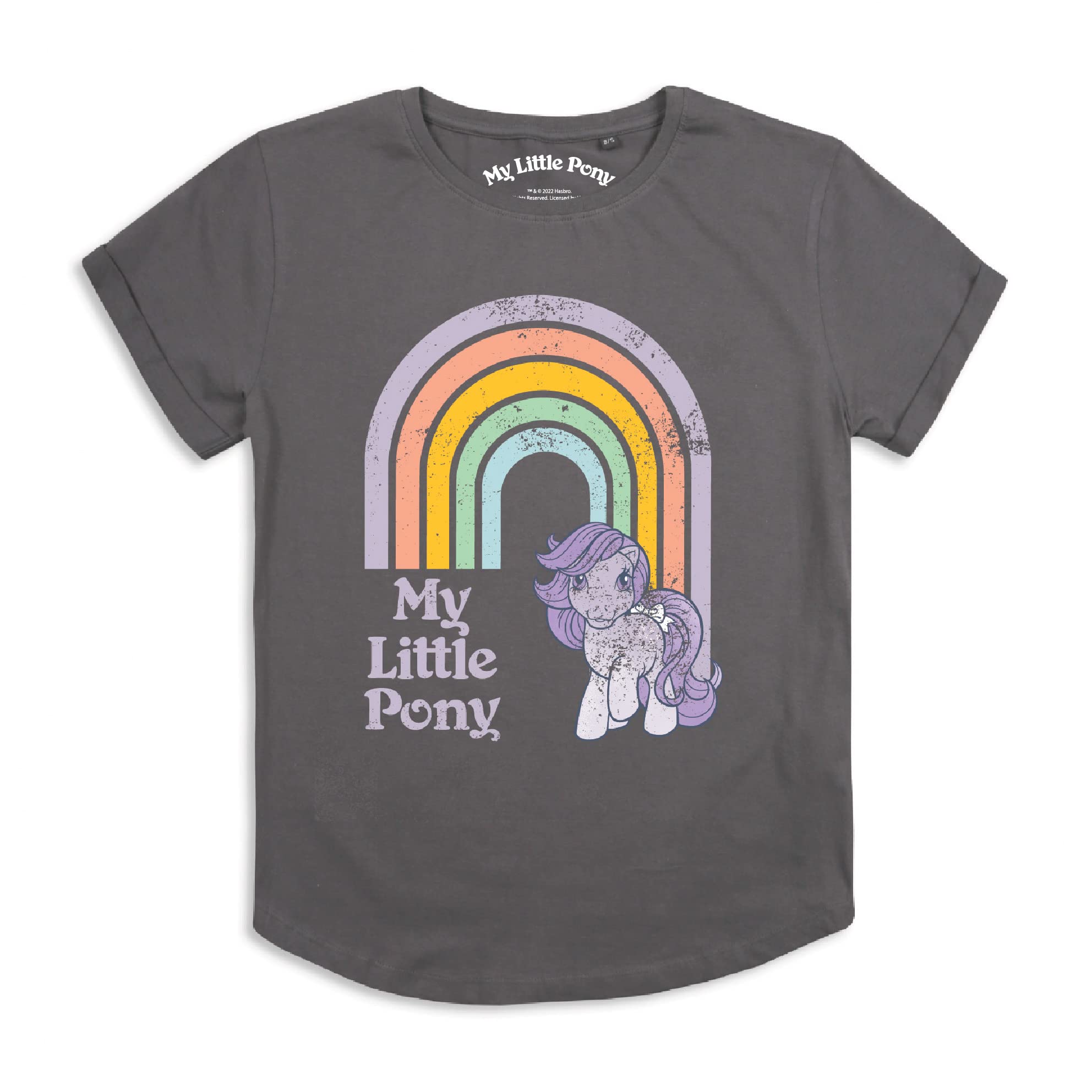 cotton-soul-my-little-pony-t-shirt-femme-rainbow-gris-anthracite image 5