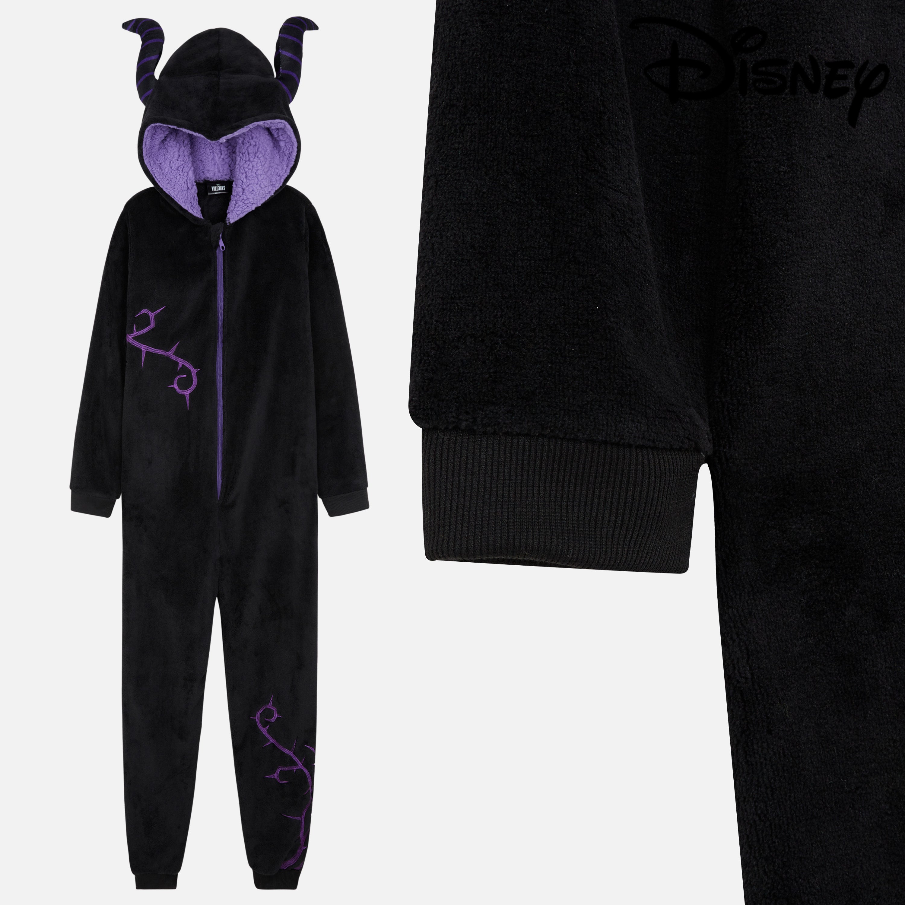 get-trend-disney-maleficent-combinaison-fille-9-10-ans-polaire image 4