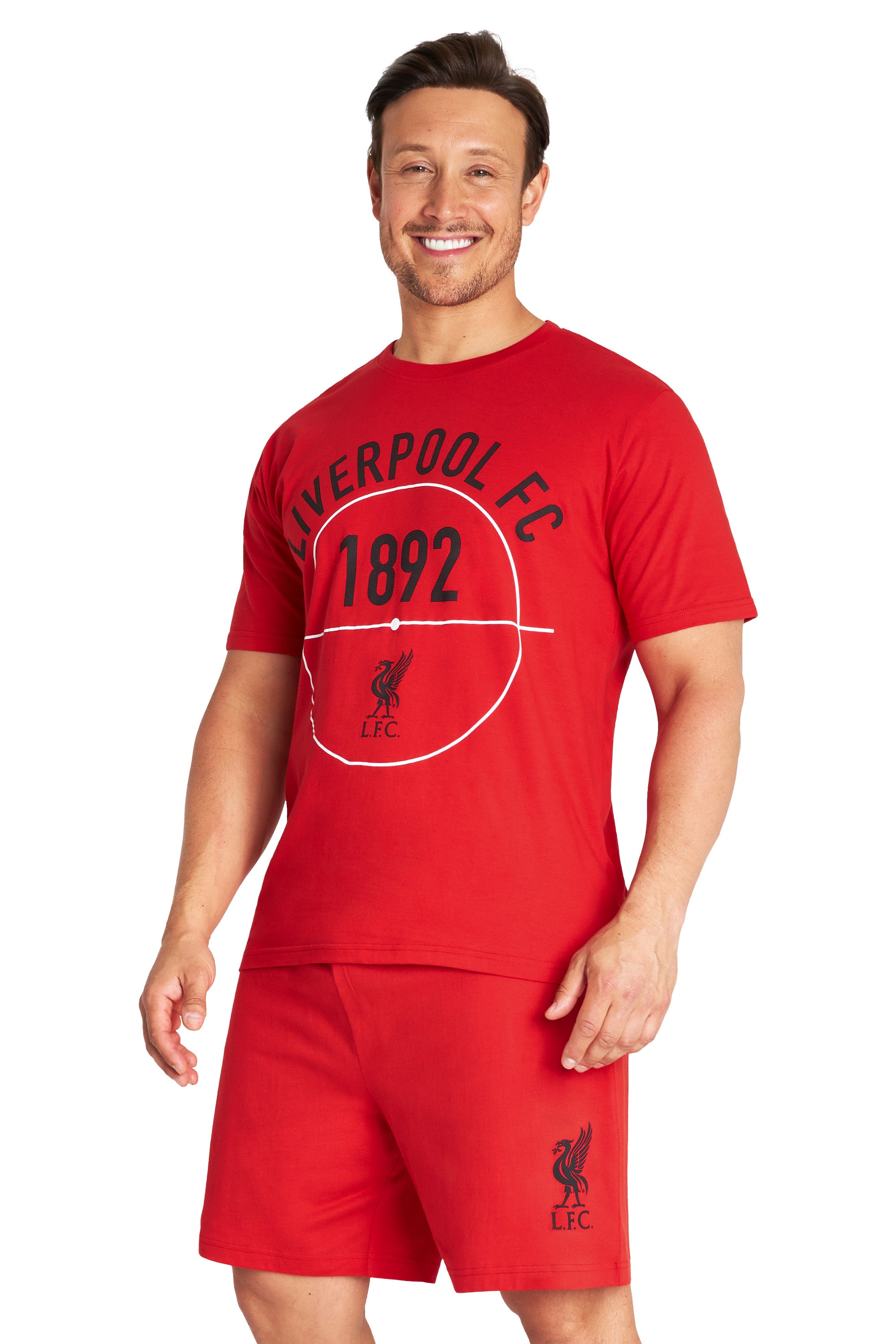 liverpool-fc-pyjama-court-homme-coton-taille-m image 1