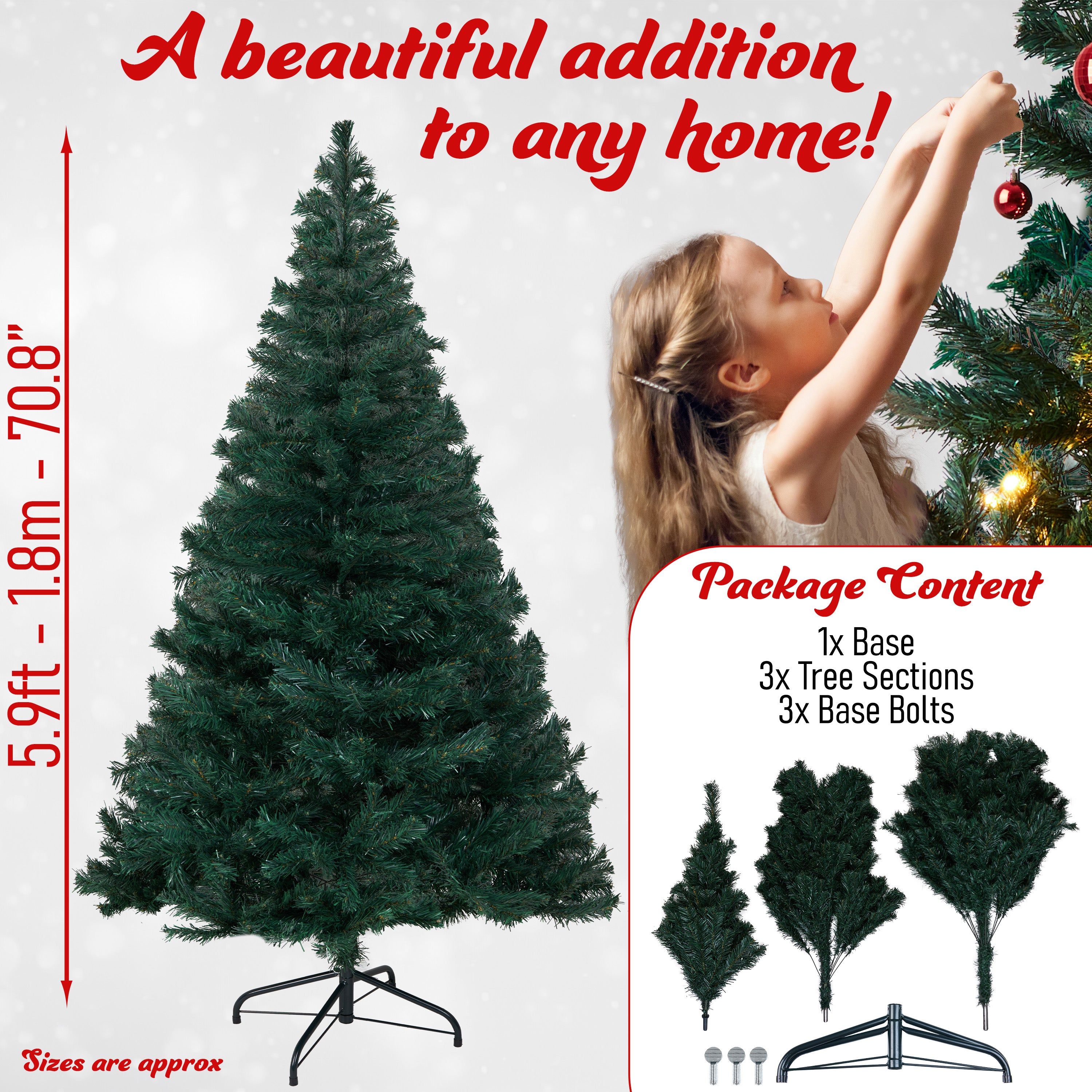 deco-express-sapin-artificiel-vert-180-cm-pied-m-tal image 6