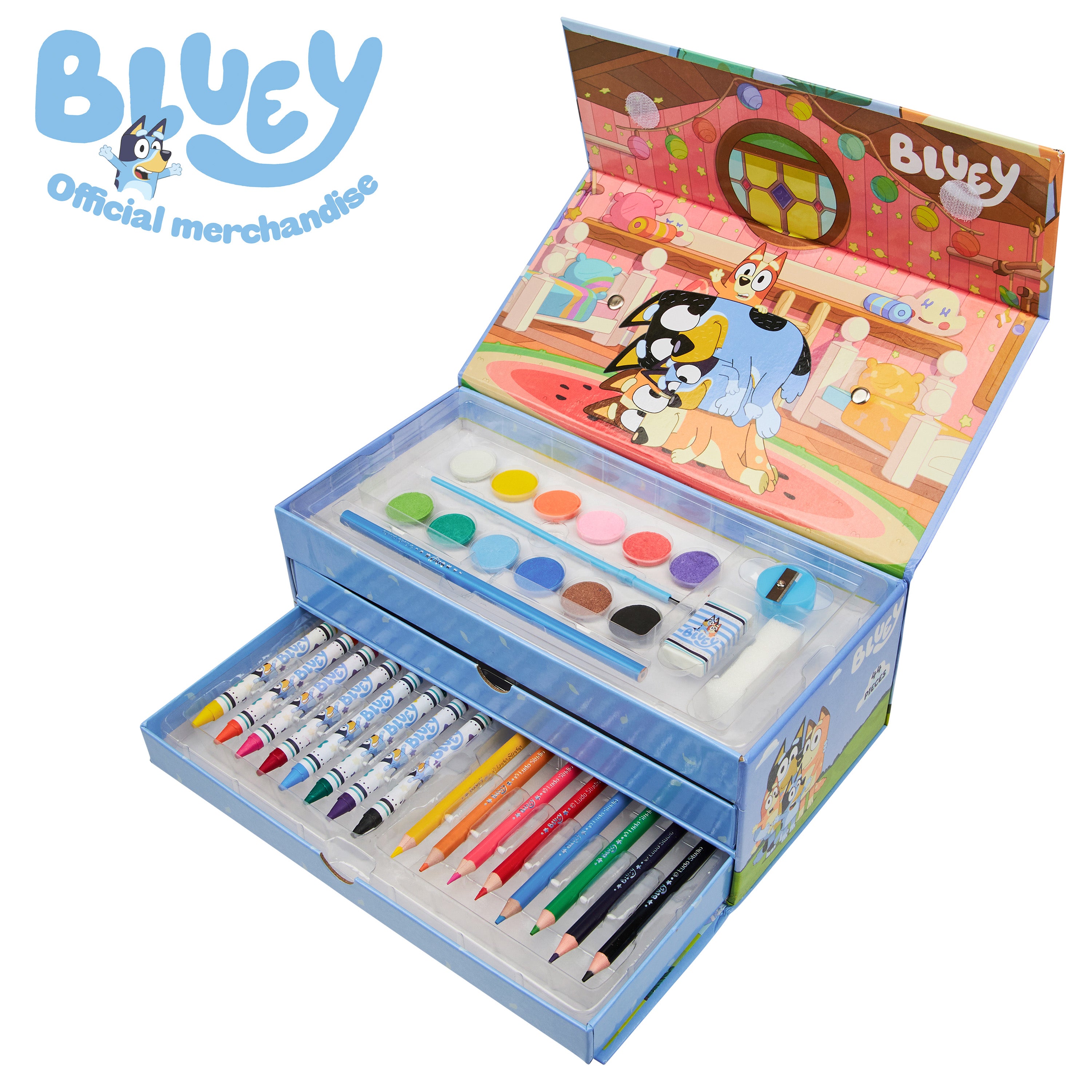 bluey-mallette-dessin-enfant-3-tages-feutres-peinture-bleu image 3