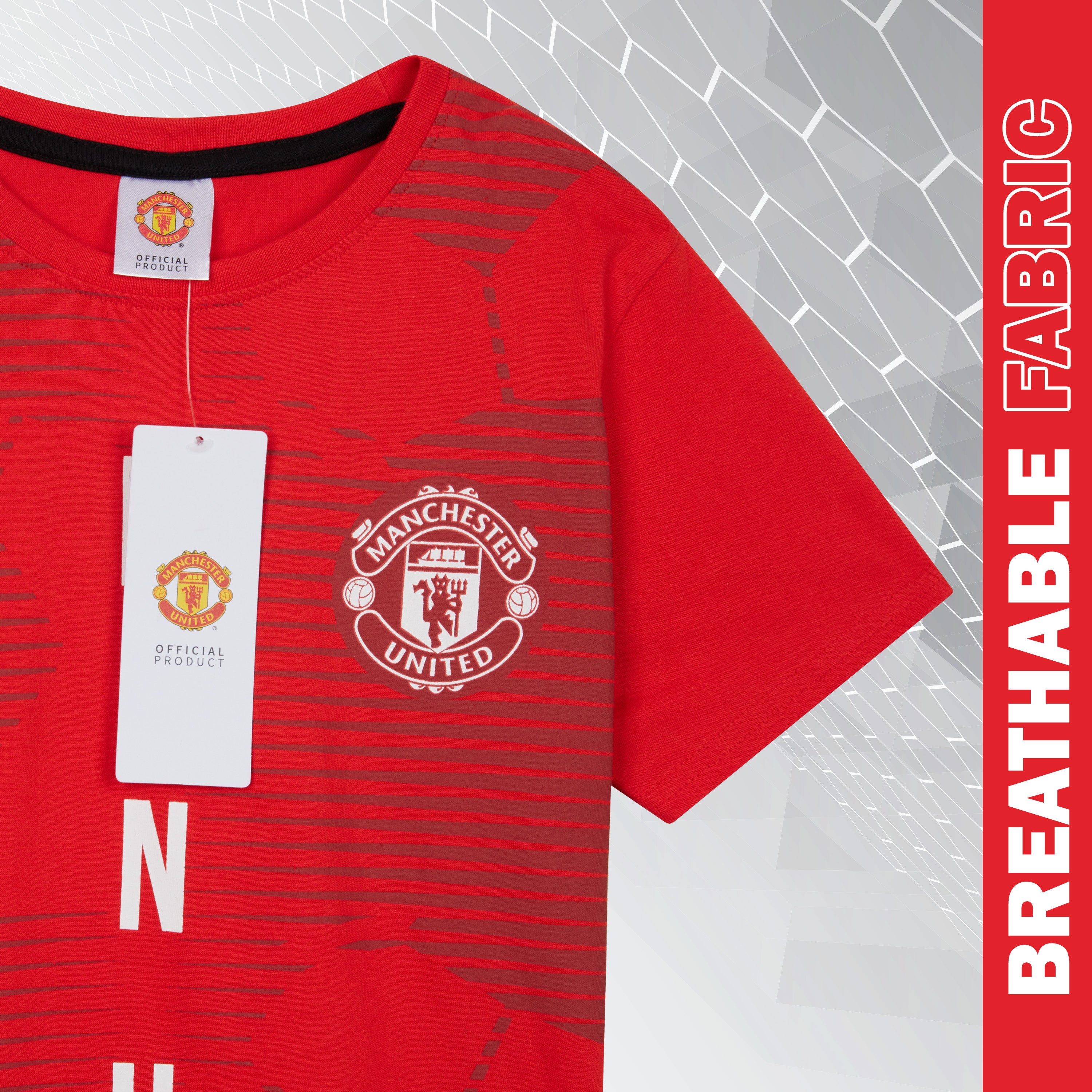get-trend-boys-manchester-united-pyjama-court-rouge-9-10-ans image 5