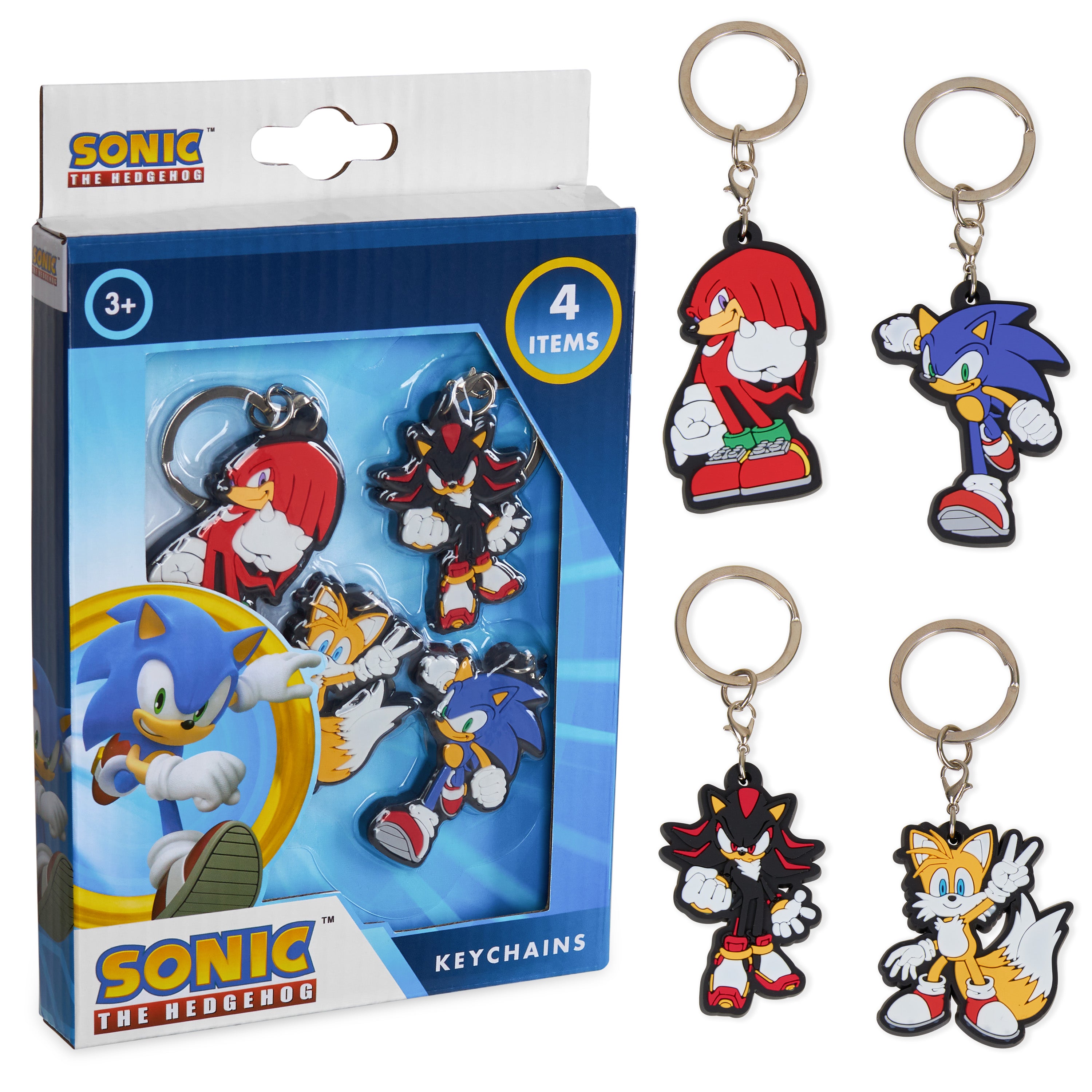 sonic-porte-cl-s-caoutchouc-lot-4-figurines-enfant image 2