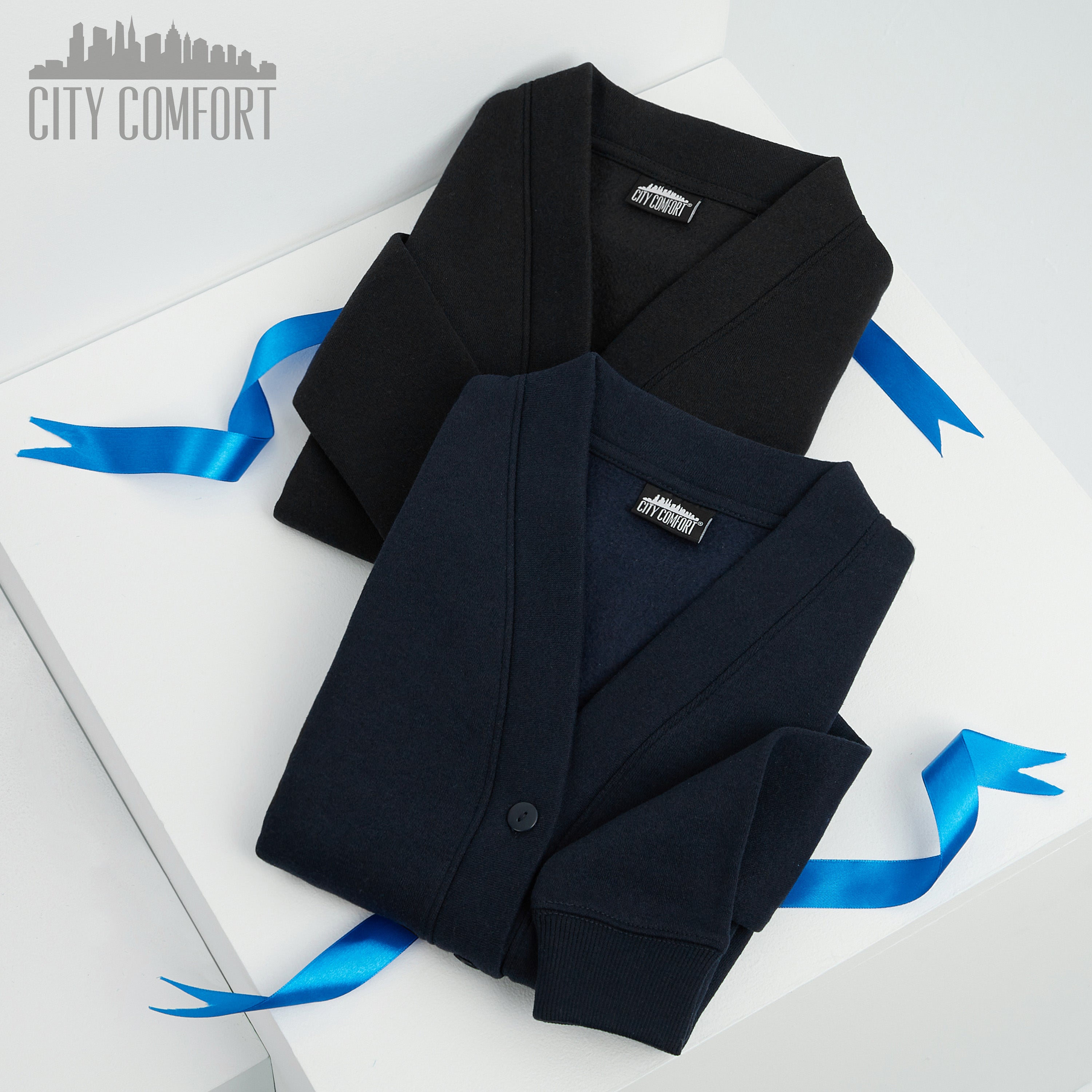 citycomfort-cardigan-boutonn-enfant-gilet-marine-7-8-ans image 3