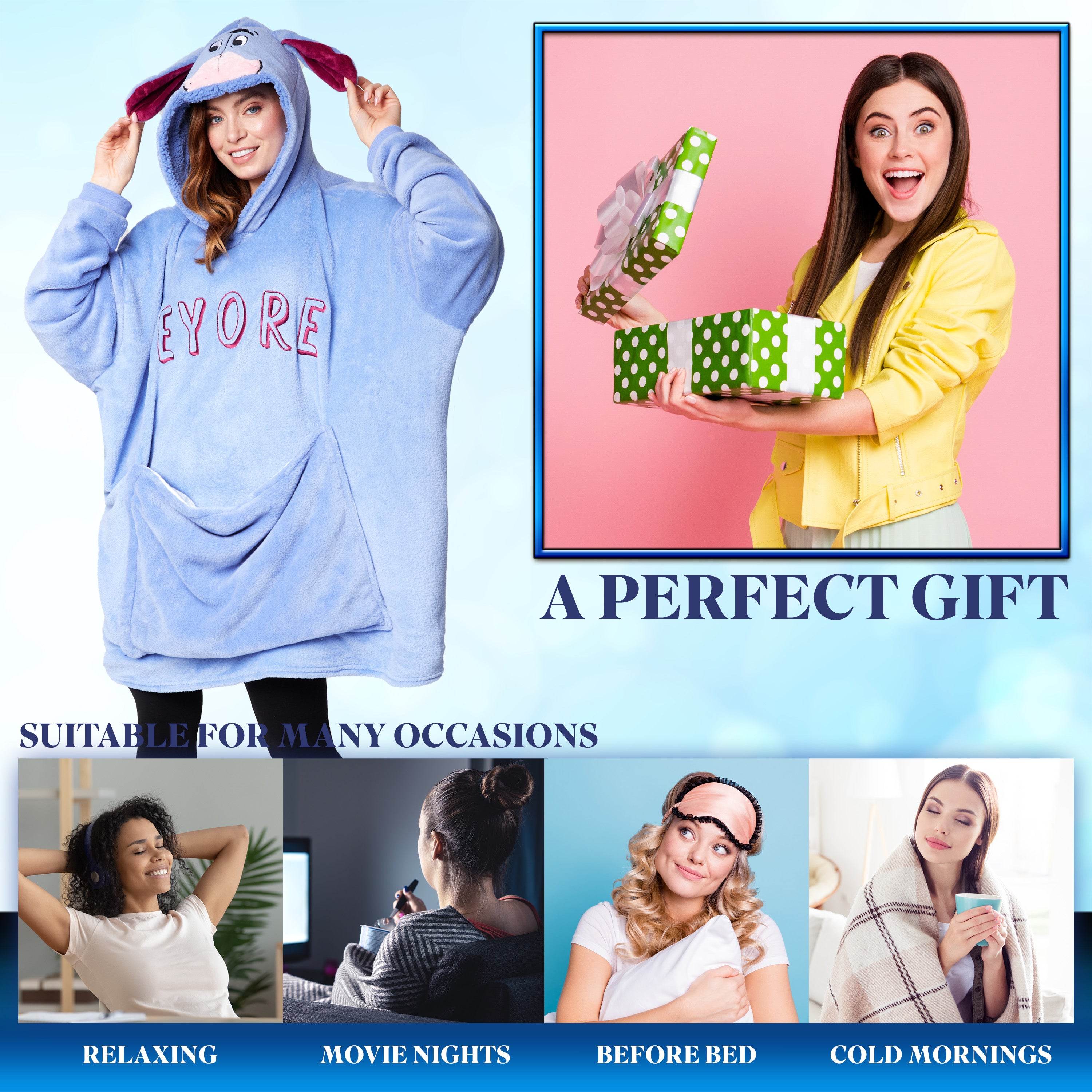 get-trend-disney-bourriquet-sweat-plaid-femme-polaire-taille-unique image 2