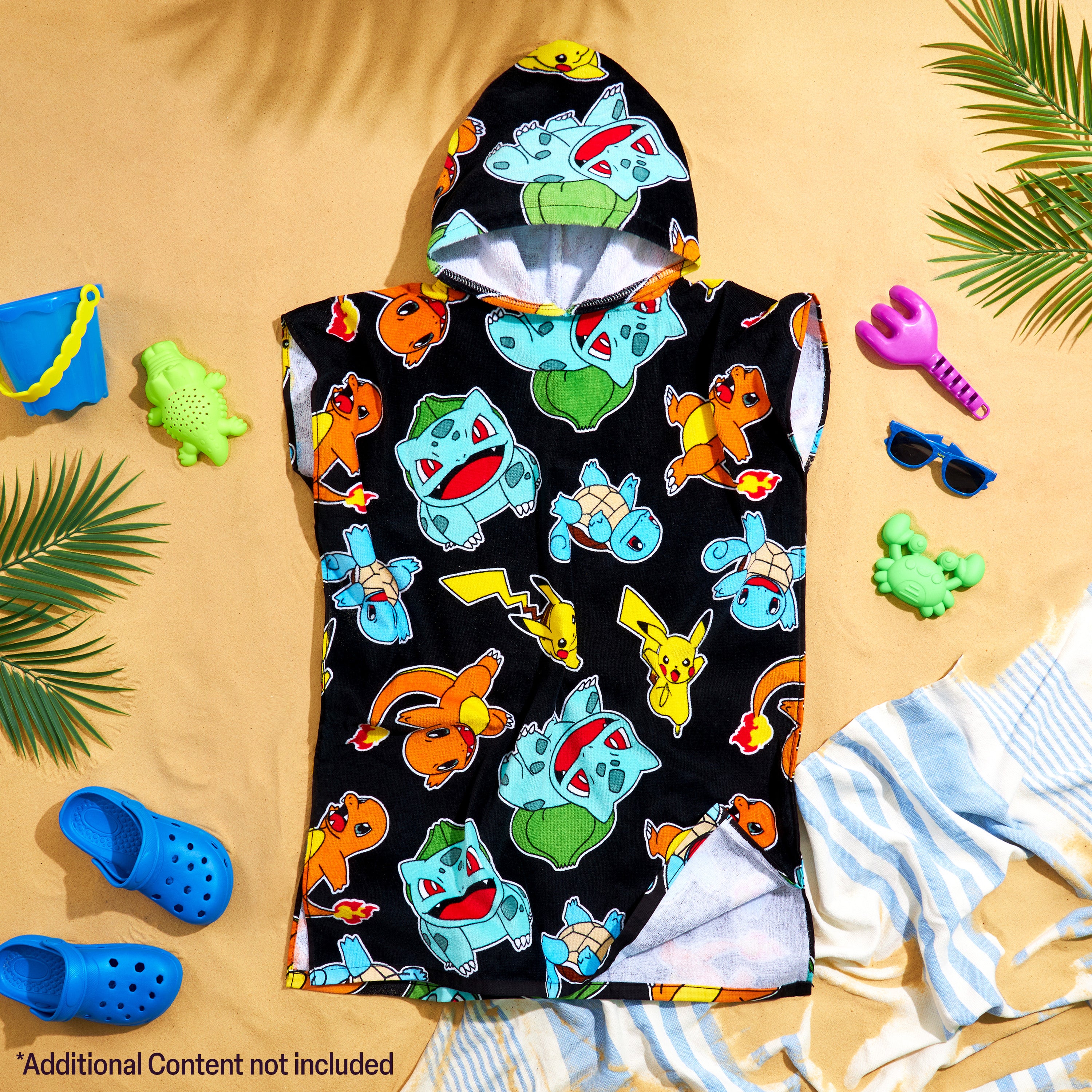 pok-mon-serviette-poncho-capuche-enfant-coton-absorbant-10-13-ans image 5