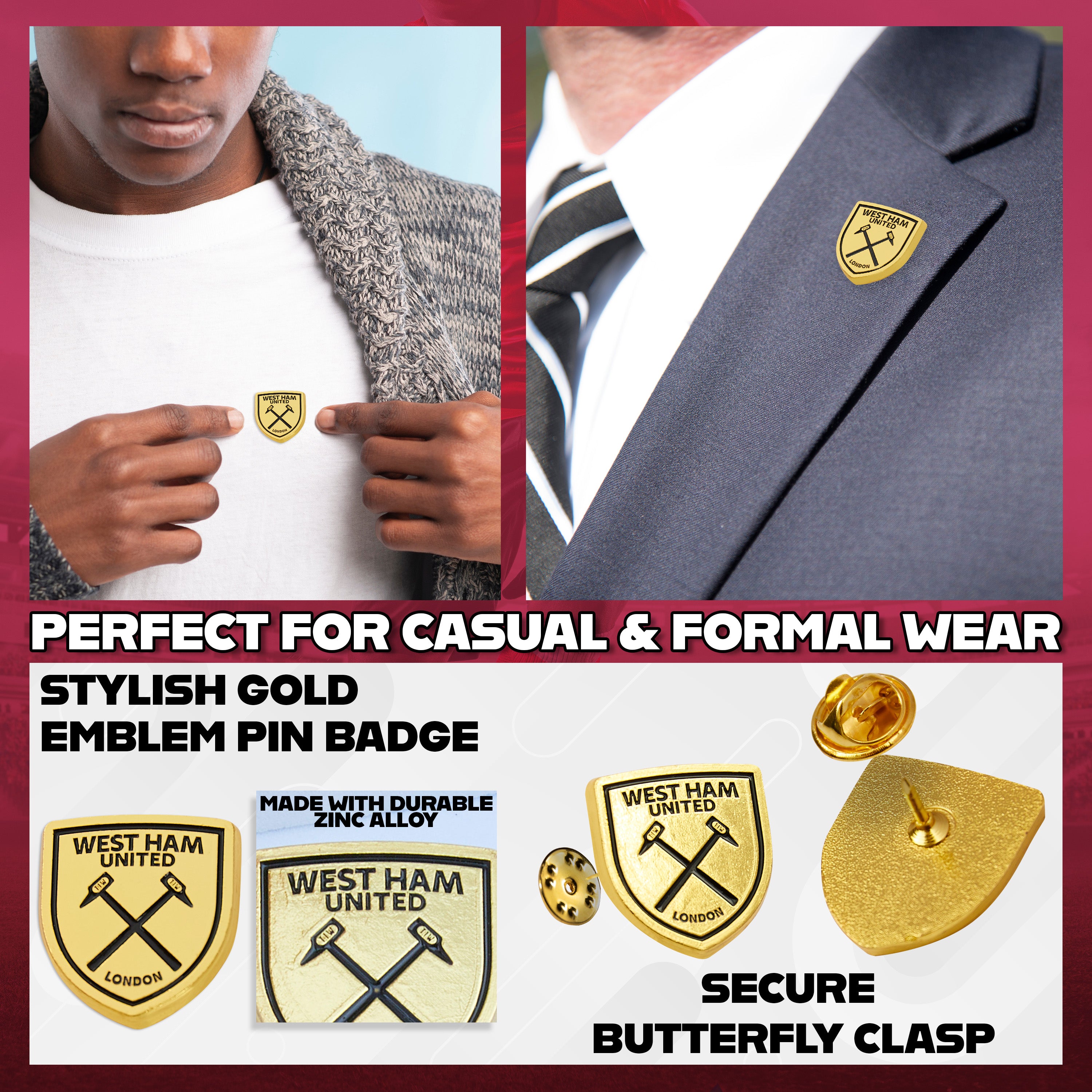west-ham-united-coffret-porte-cl-s-pin-s-supporter image 4