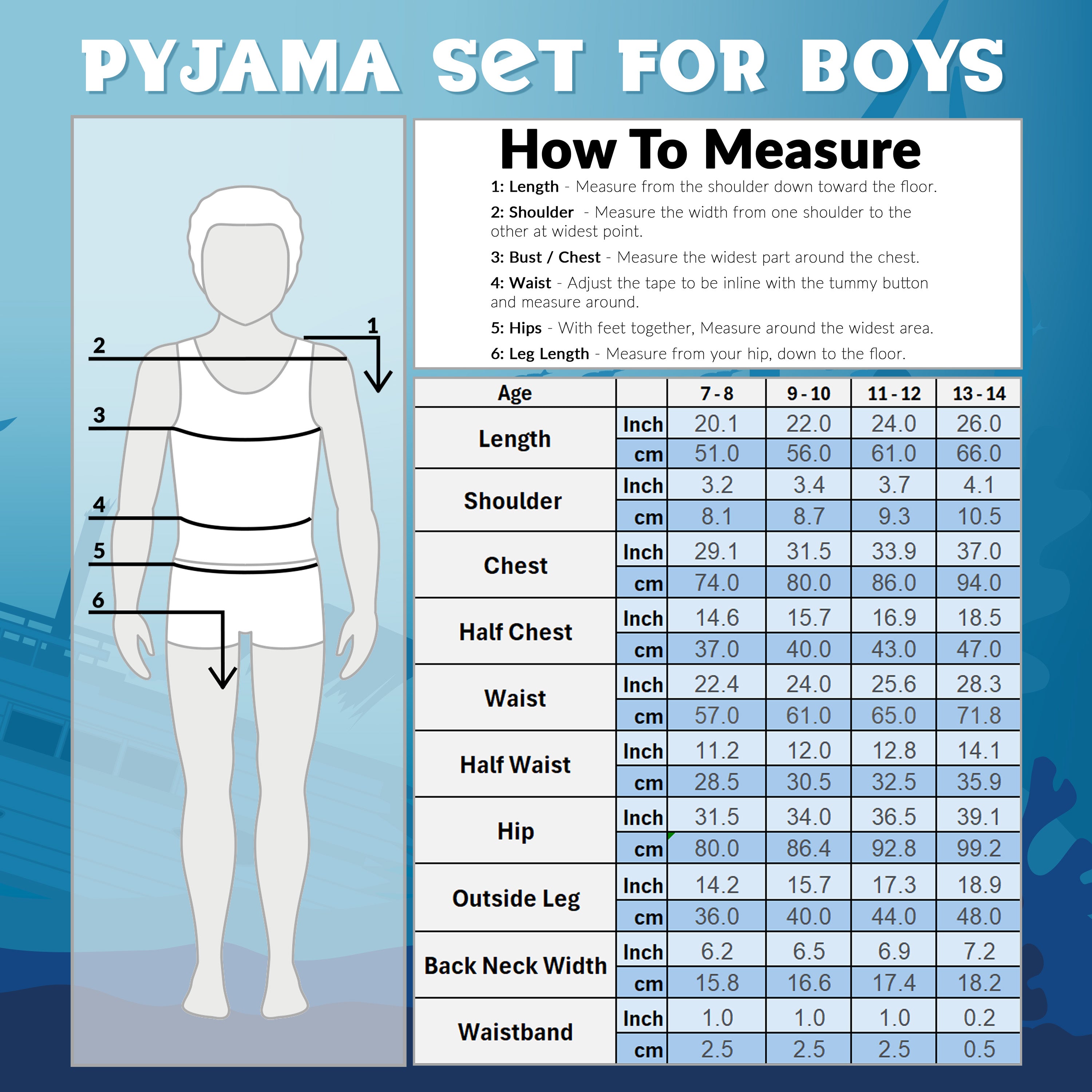 one-piece-pyjama-short-gar-on-9-10-ans-coton image 6