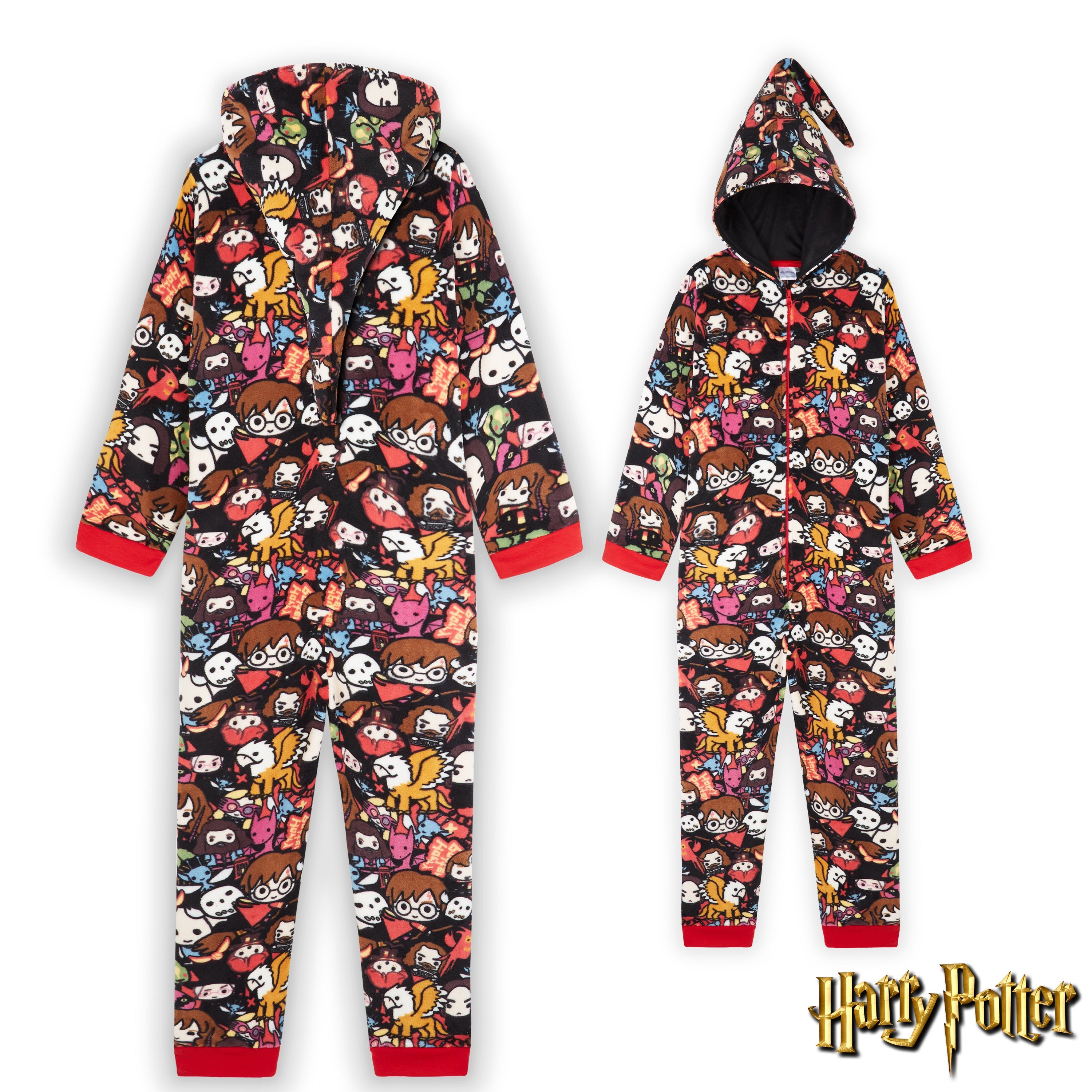 harry-potter-combinaison-pyjama-fille-polaire-7-8-ans-capuche image 6