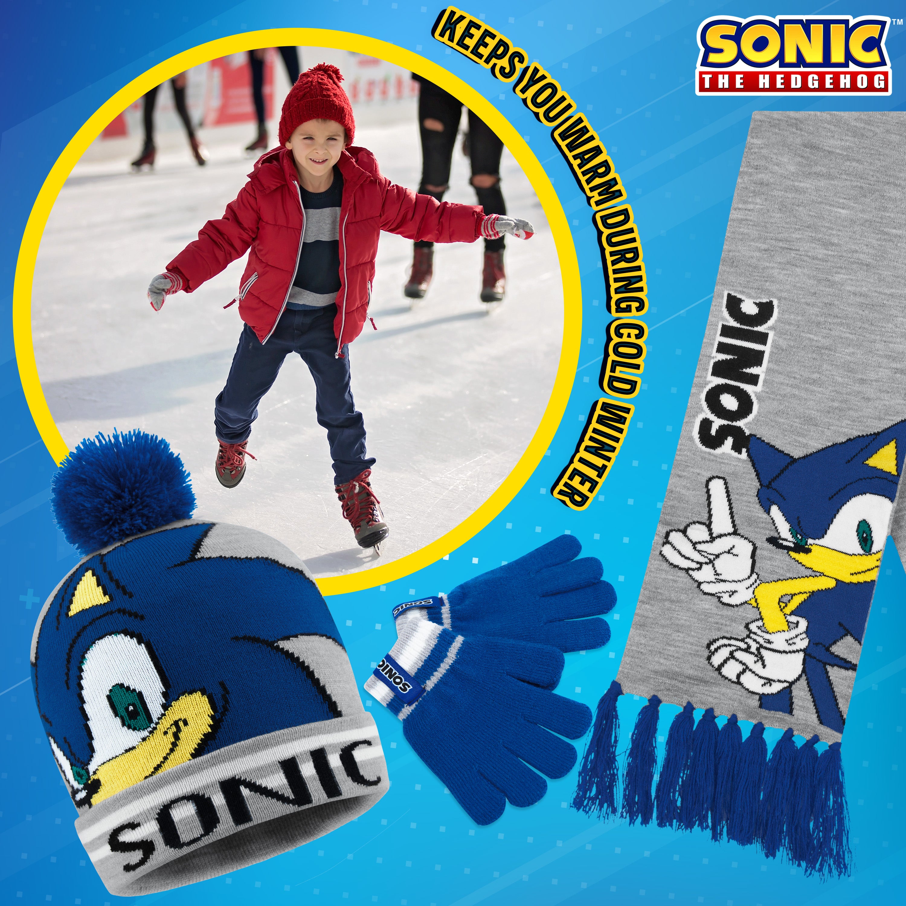 sonic-bonnet-charpe-gants-gar-on-ensemble-hiver image 6