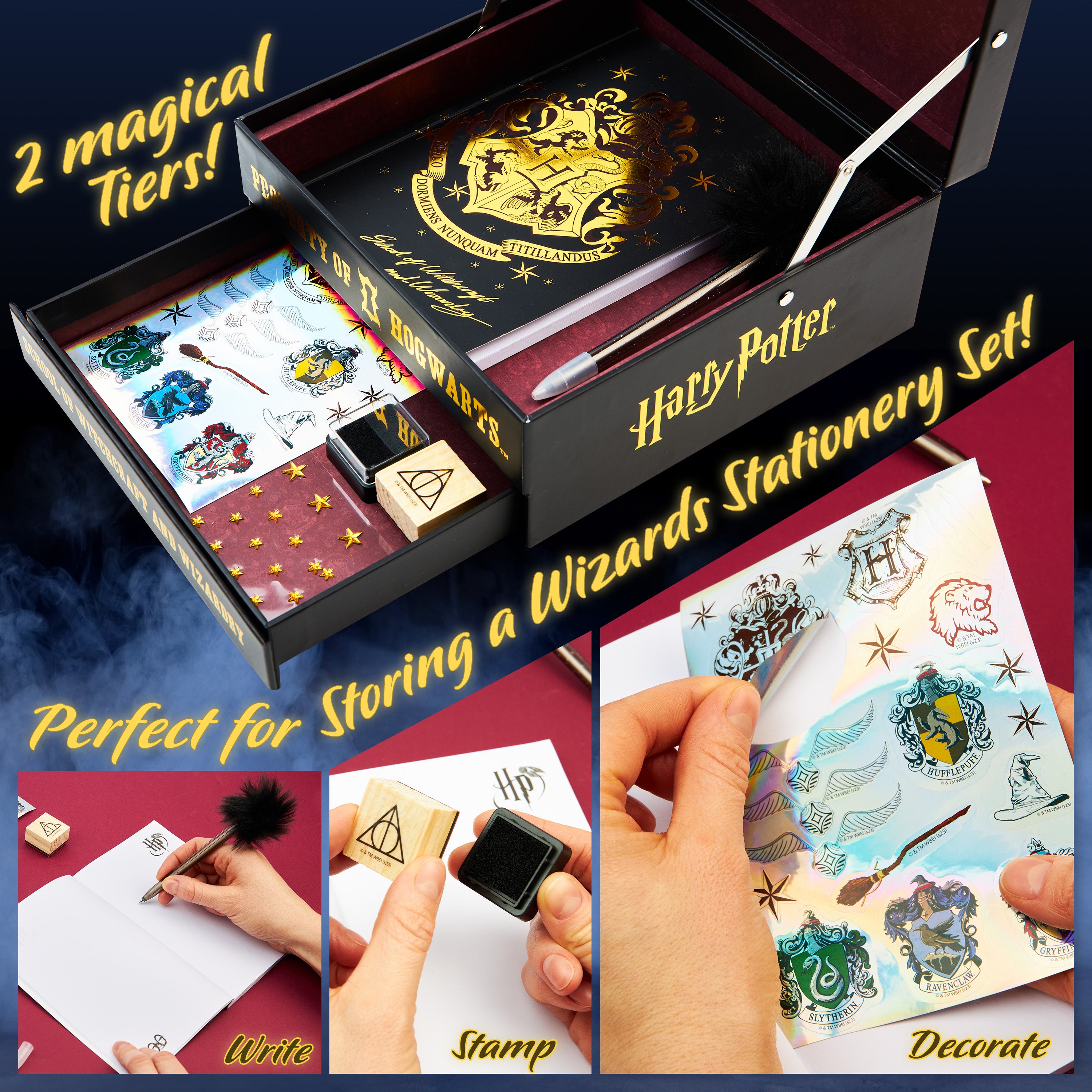 harry-potter-arts-crafts-set-papeterie-enfant-coffret-cr-atif image 3
