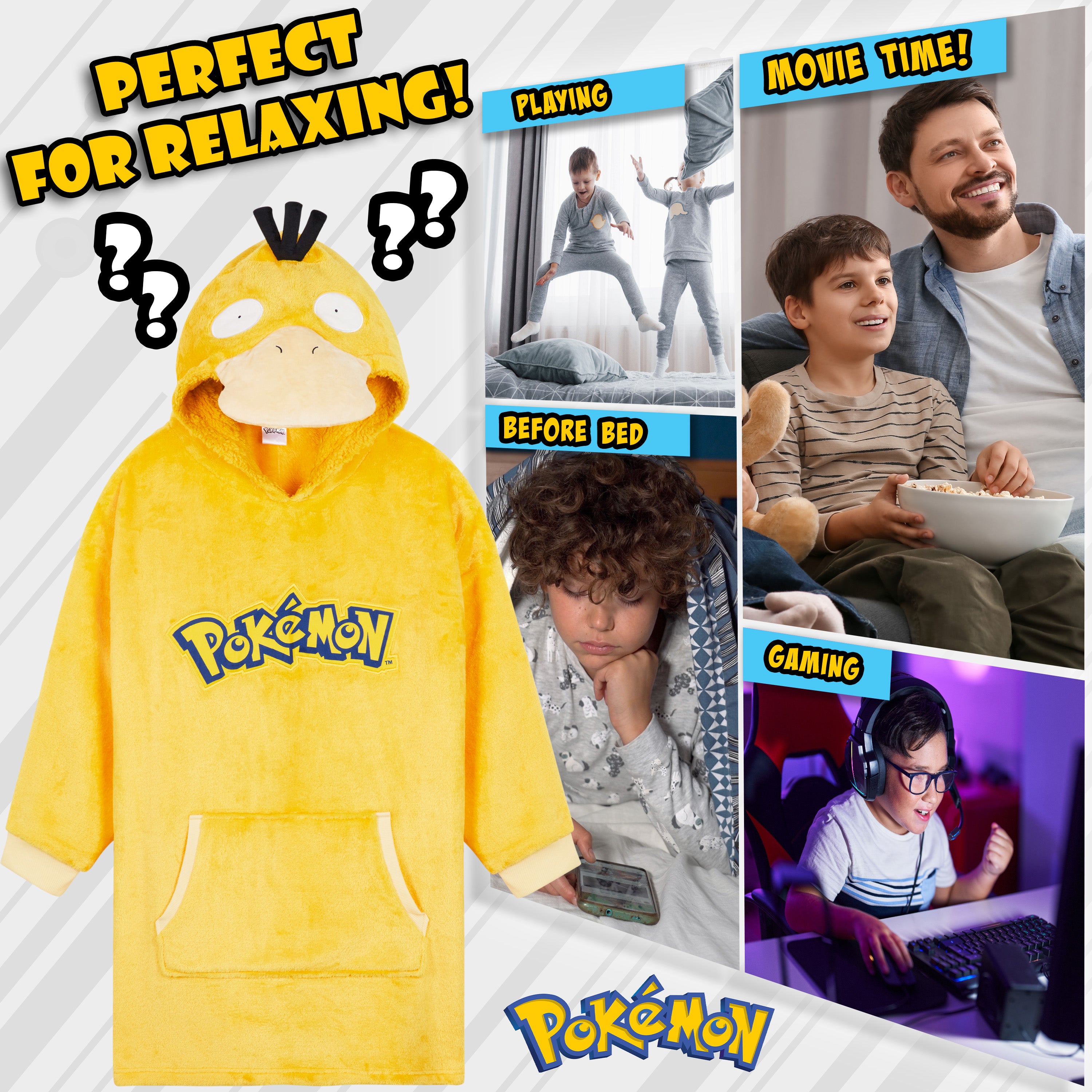 pok-mon-hoodie-oversize-polaire-capuche-sherpa-enfant image 5