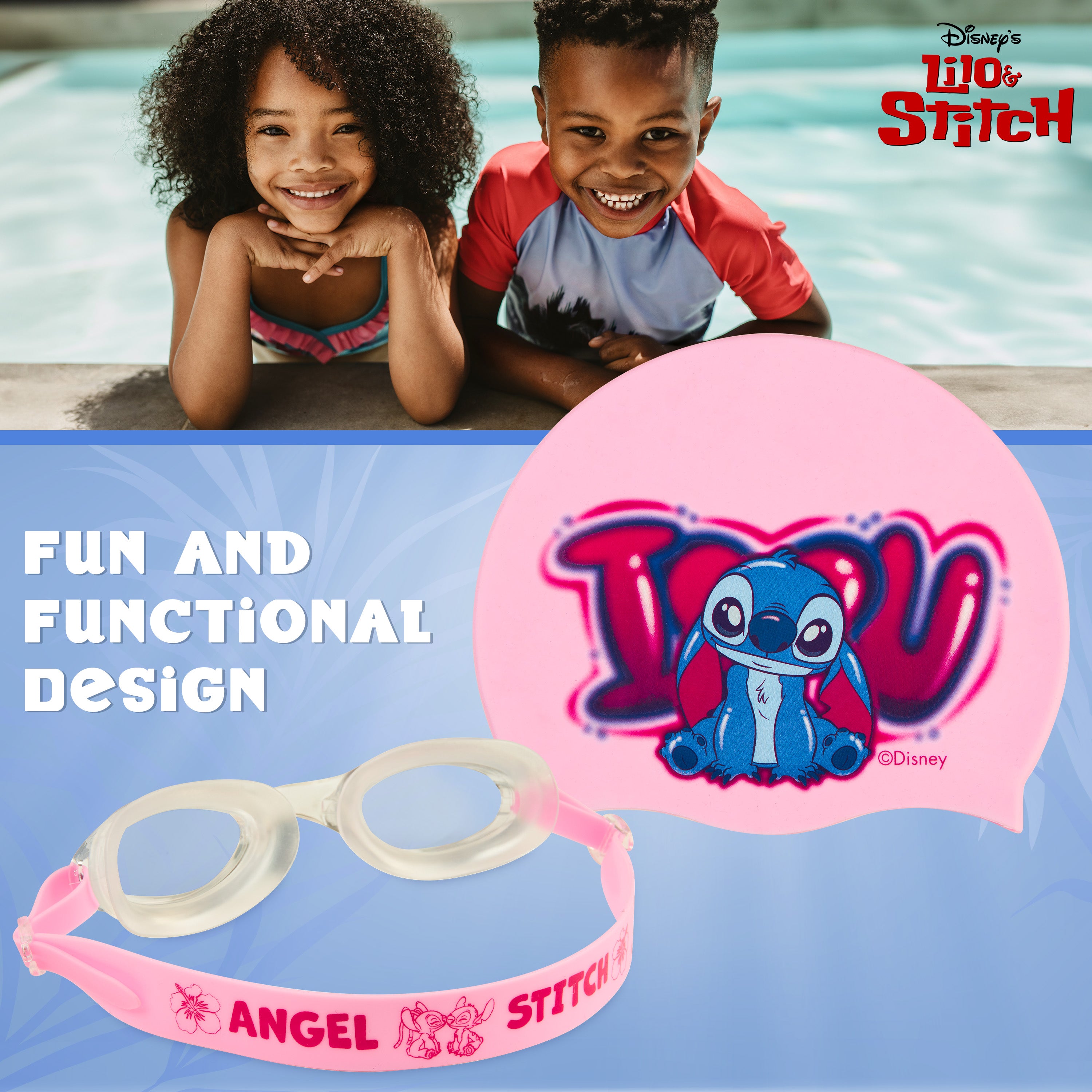 disney-stitch-lunettes-de-piscine-enfant-bonnet-silicone-anti-bu-e image 6