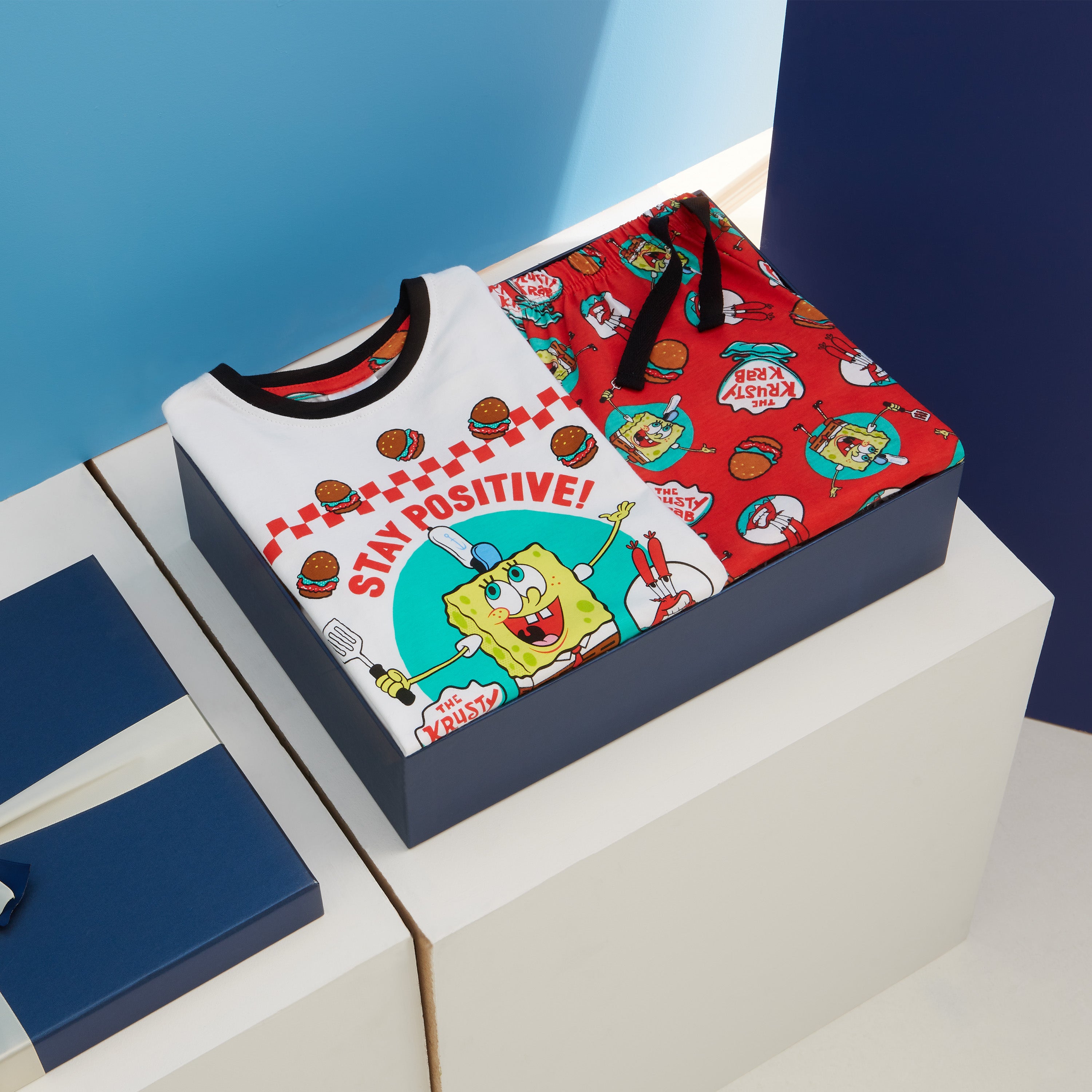 bob-ponge-pyjama-court-gar-on-100-coton-7-8-ans image 2