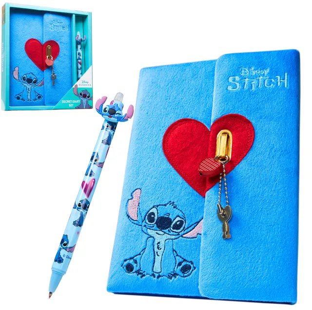 disney-stitch-journal-intime-a5-cadenas-stylo image 1