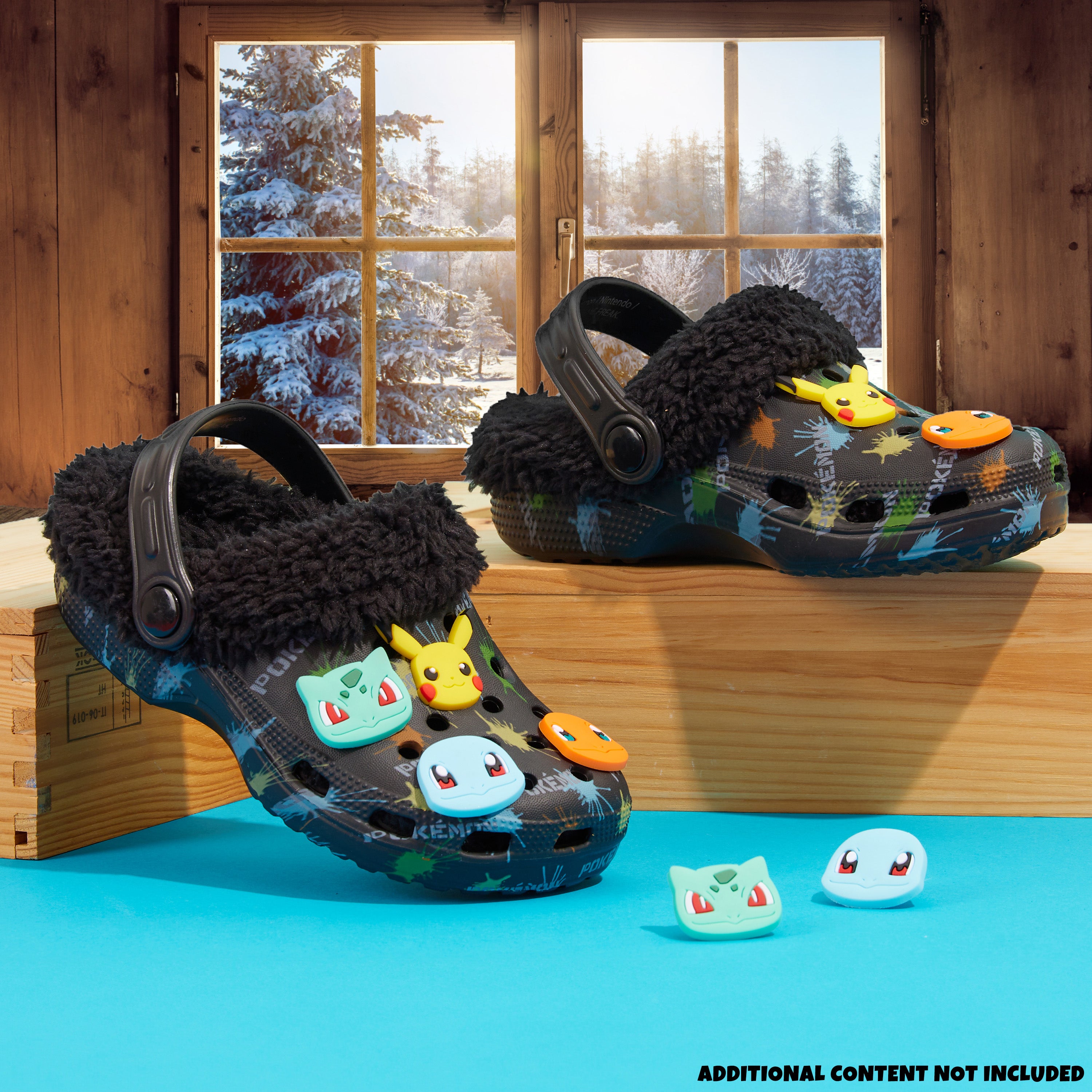 pok-mon-sabots-gar-on-fourrure-amovible-breloques-1uk image 2