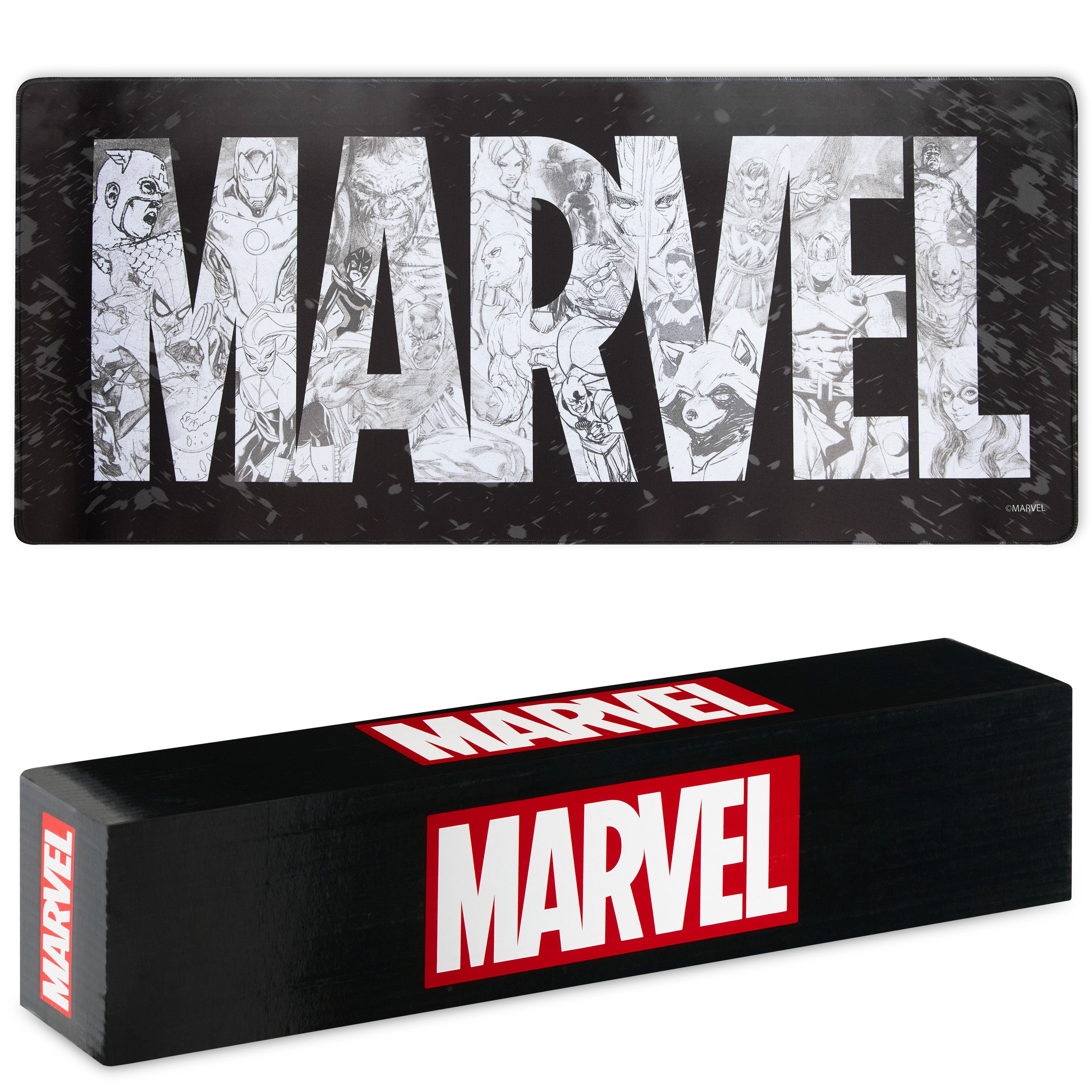 get-trend-marvel-avengers-tapis-souris-xxl-80x36-noir image 1