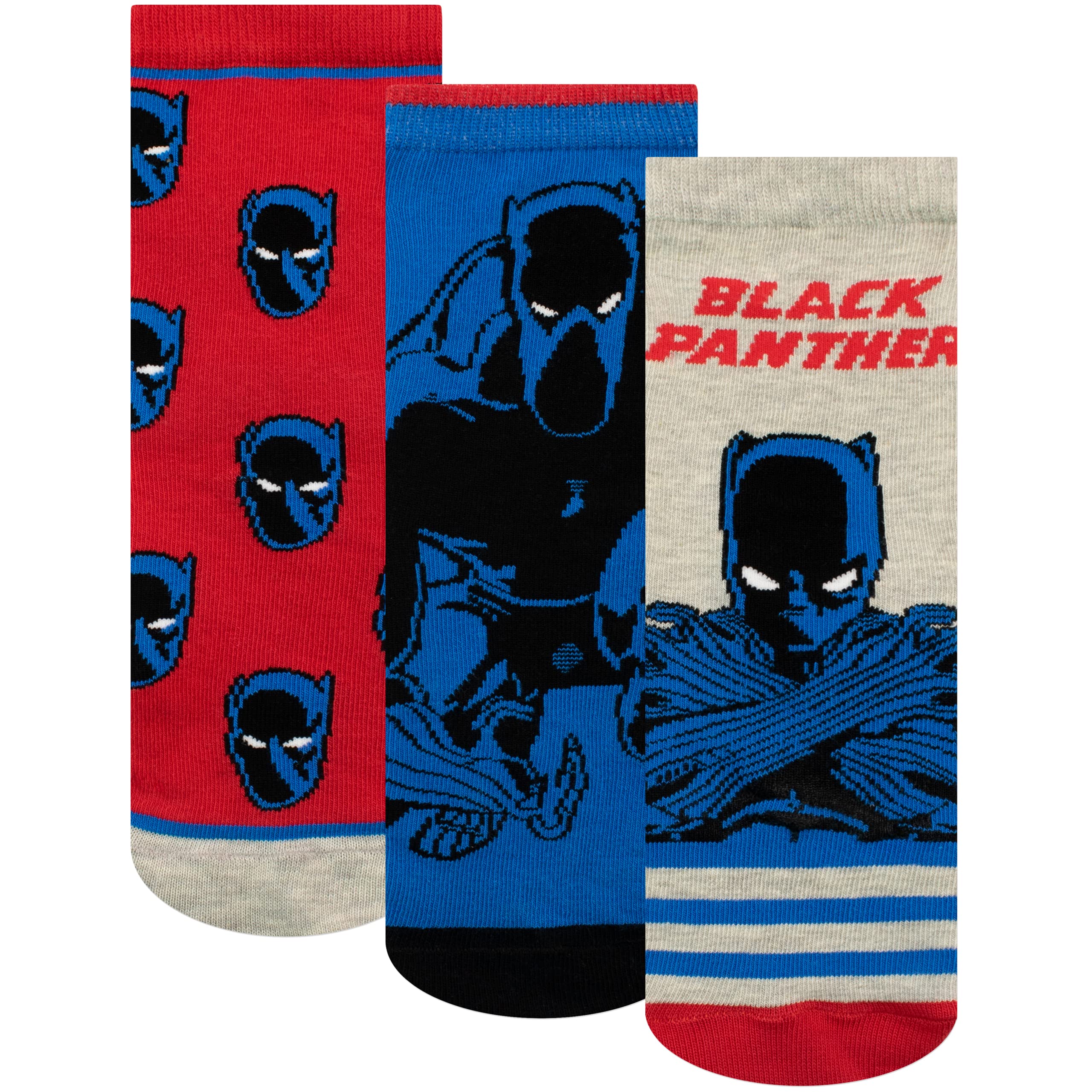 marvel-black-panther-chaussettes-gar-on-lot-3-taille-37-40 image 1