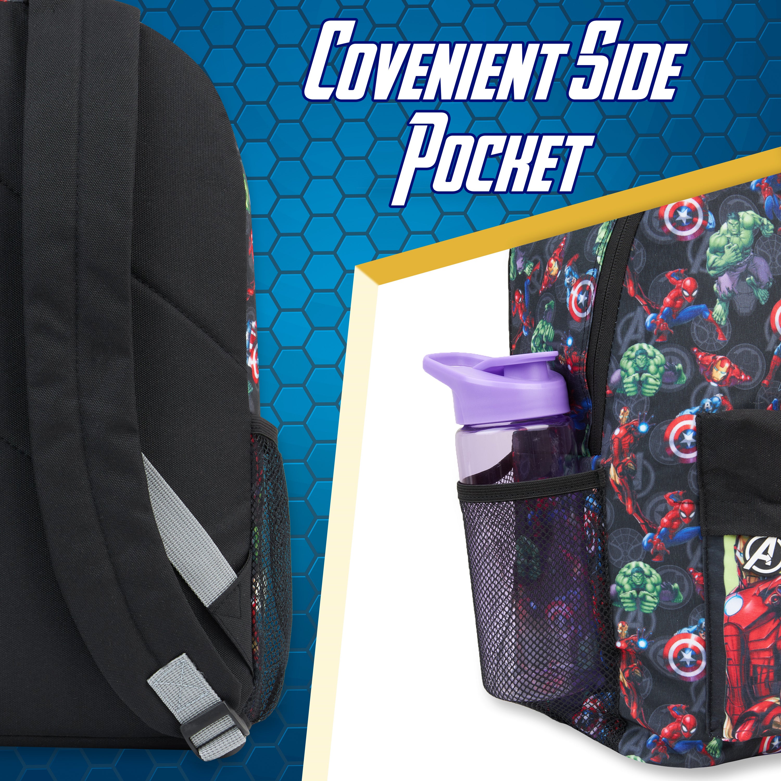 marvel-sac-dos-enfant-spiderman-avengers-cole-sport image 3