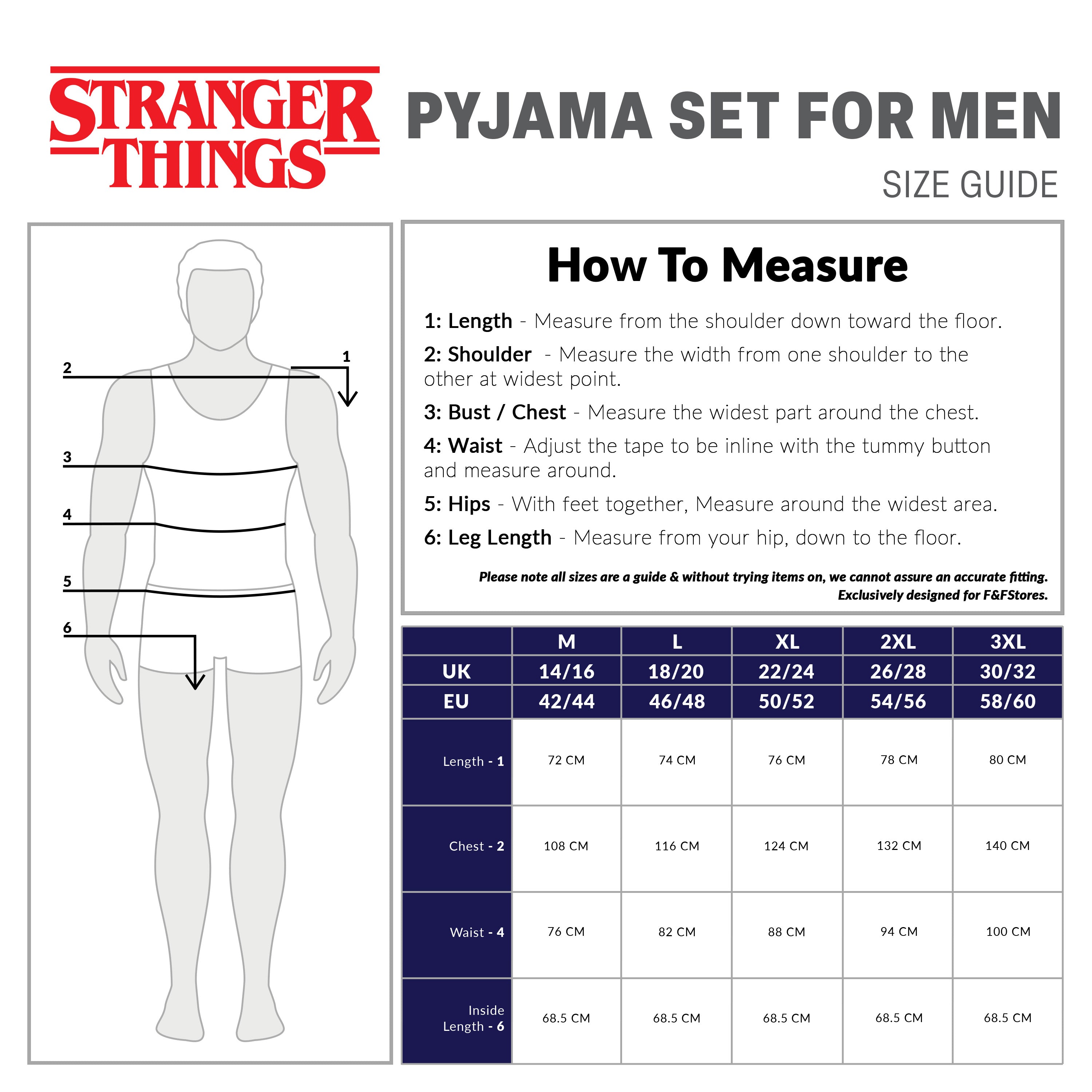 stranger-things-pyjama-homme-coton-t-shirt-pantalon image 6