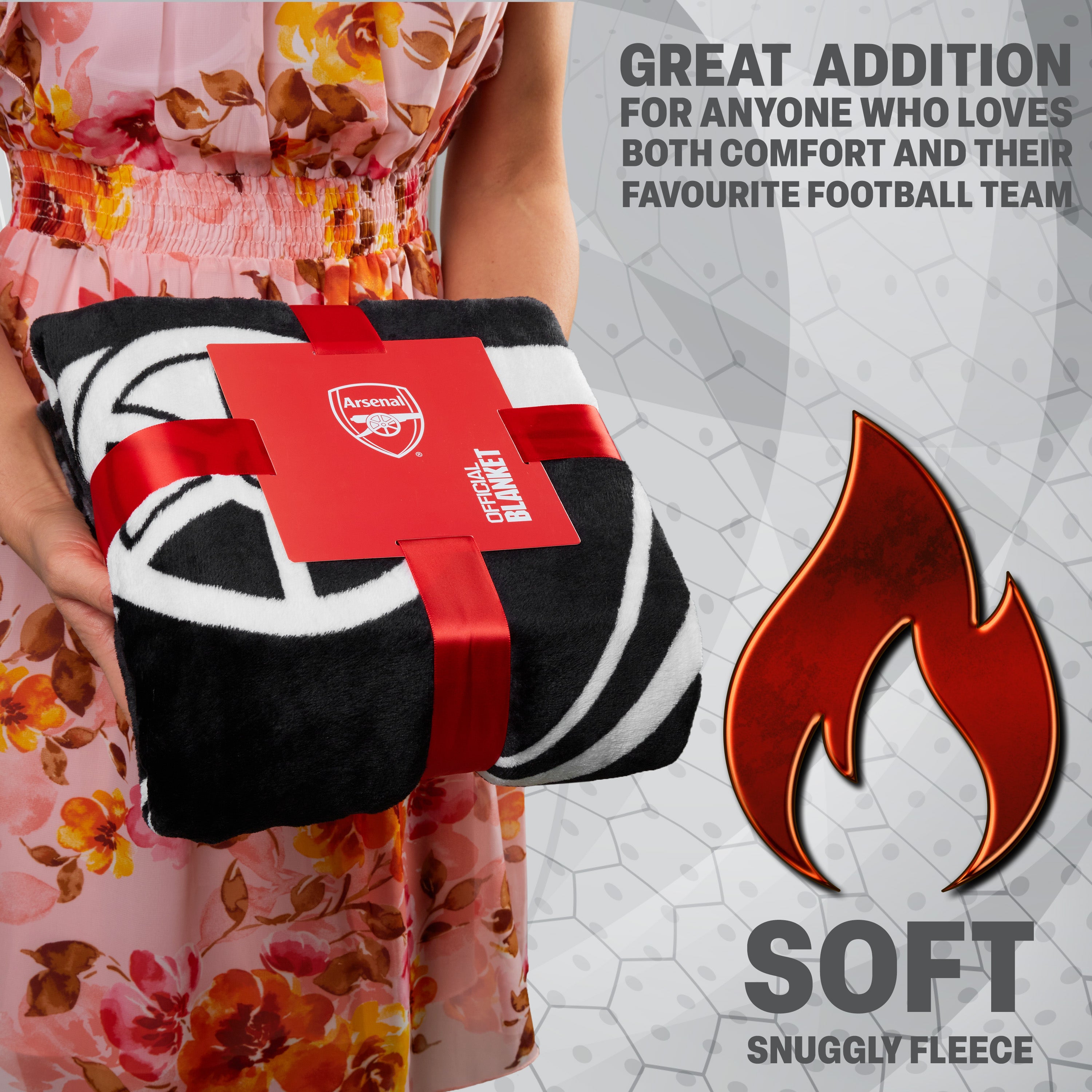 arsenal-fc-plaid-polaire-125x150-cm-couverture-canap-supporter image 4